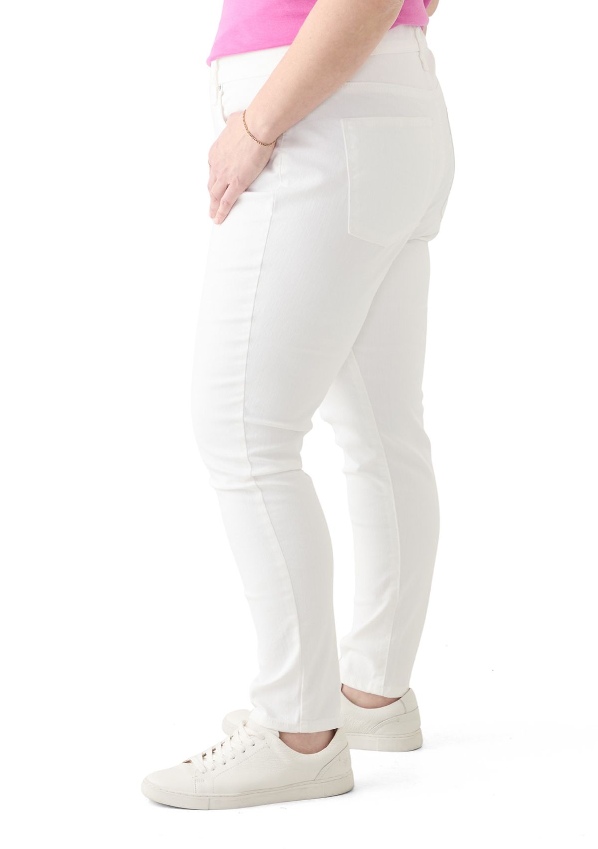 Plus Size High Rise Skinny Jeans 