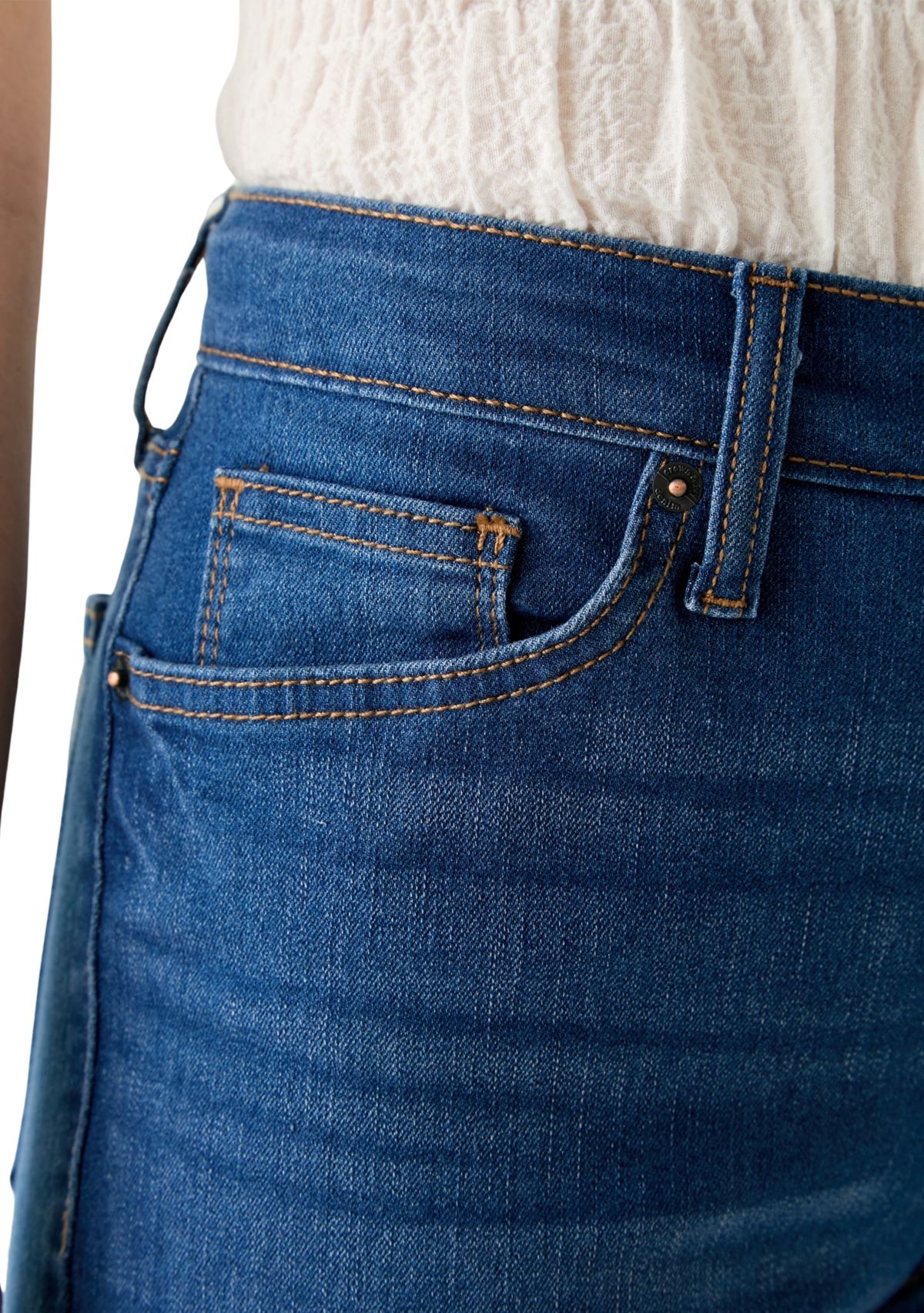 Womens Denim Bermuda Shorts