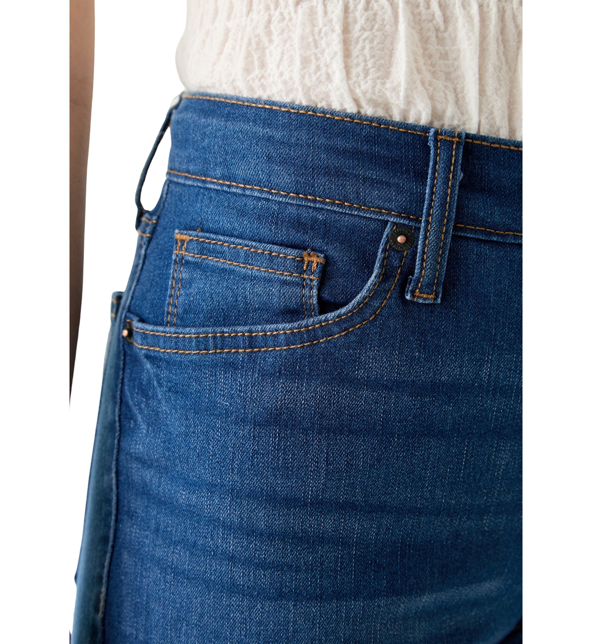 Womens Denim Bermuda Shorts