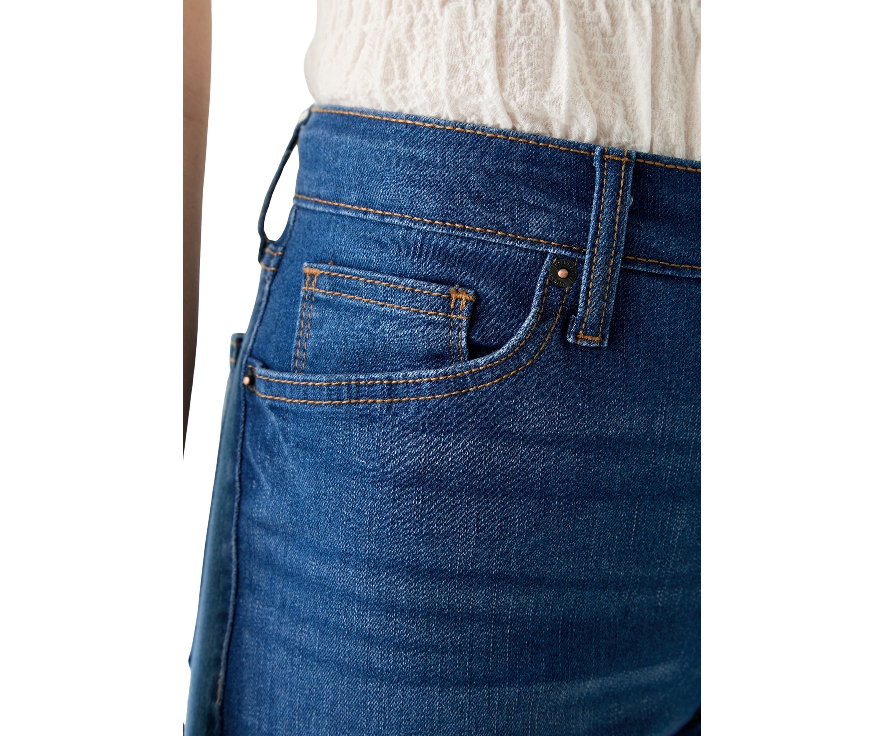 Womens Denim Bermuda Shorts