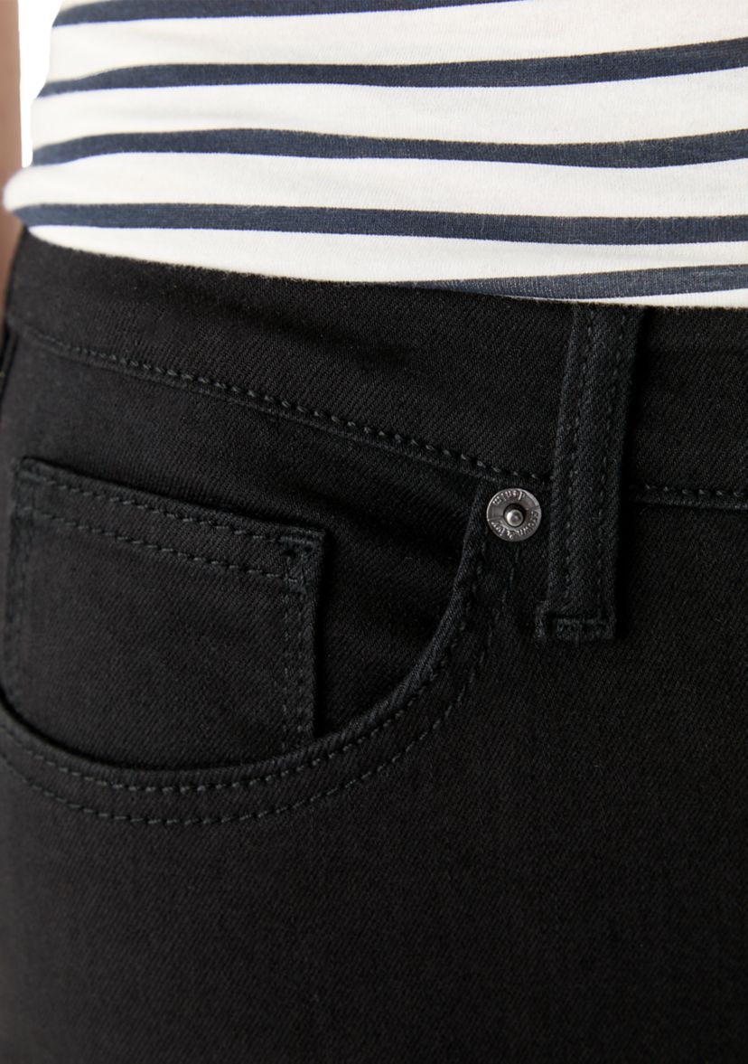 Womens Mid Rise Skinny Jeans