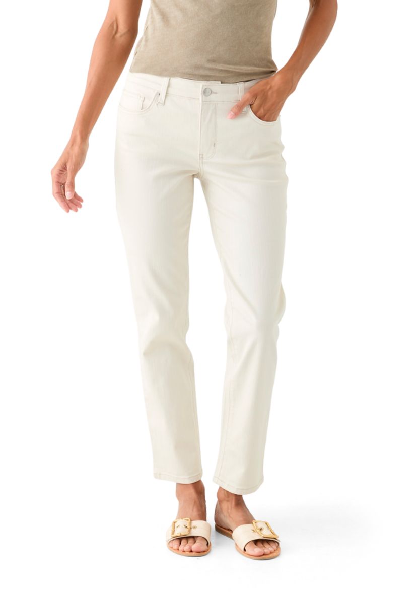 Womens Colored Straight Jeans