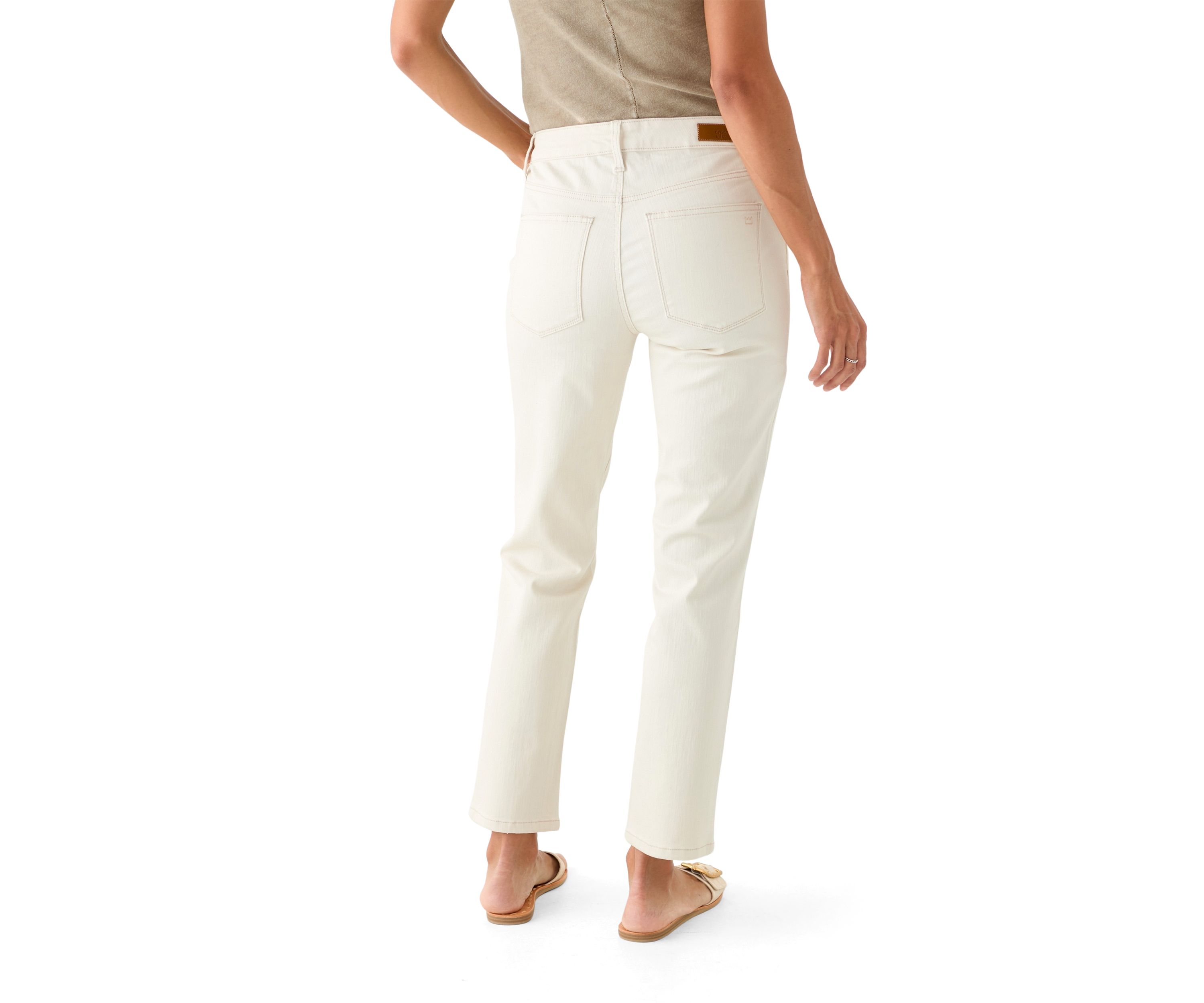 Womens Colored Straight Jeans