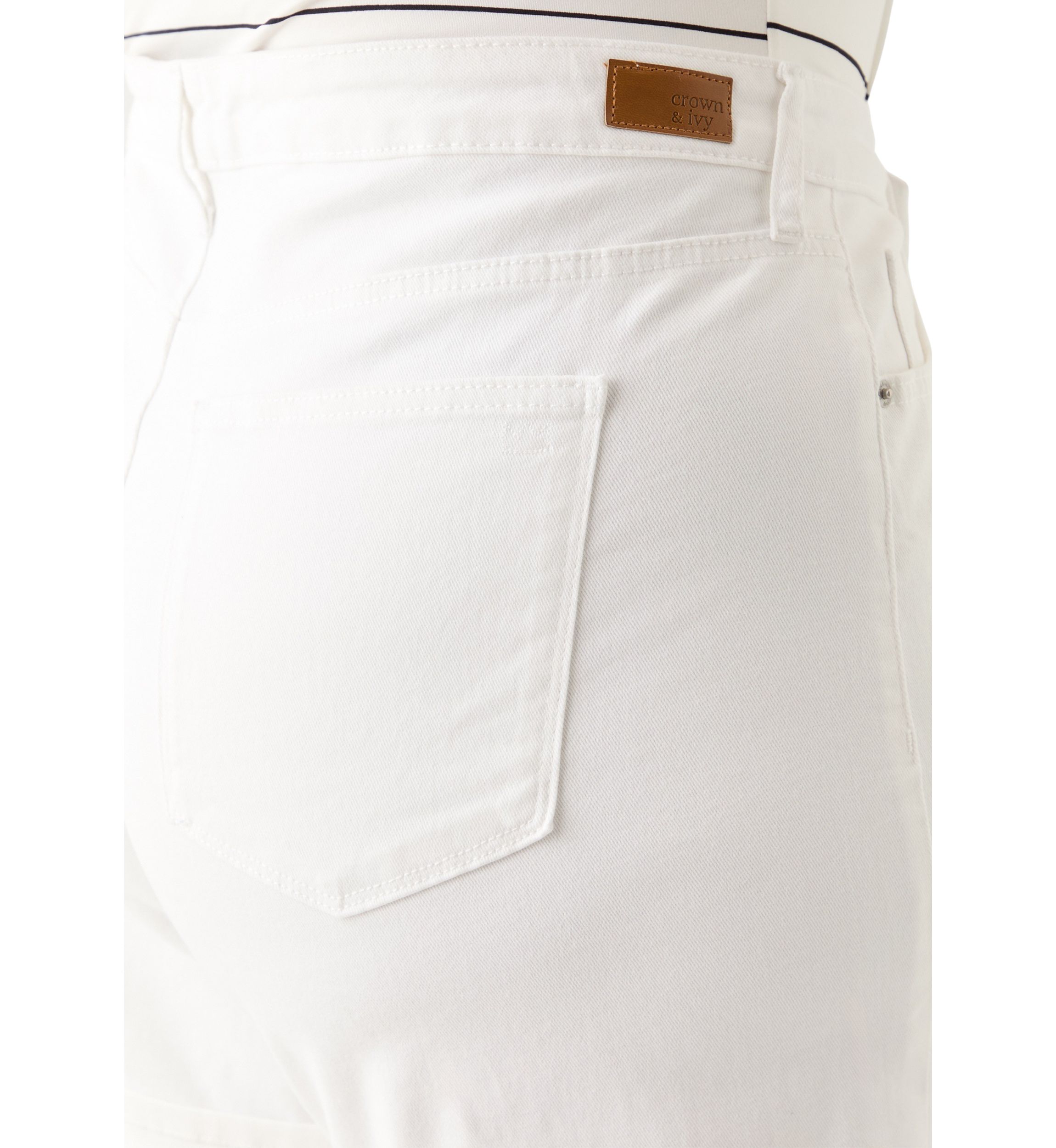Plus Size High Rise Cuffed Shorts