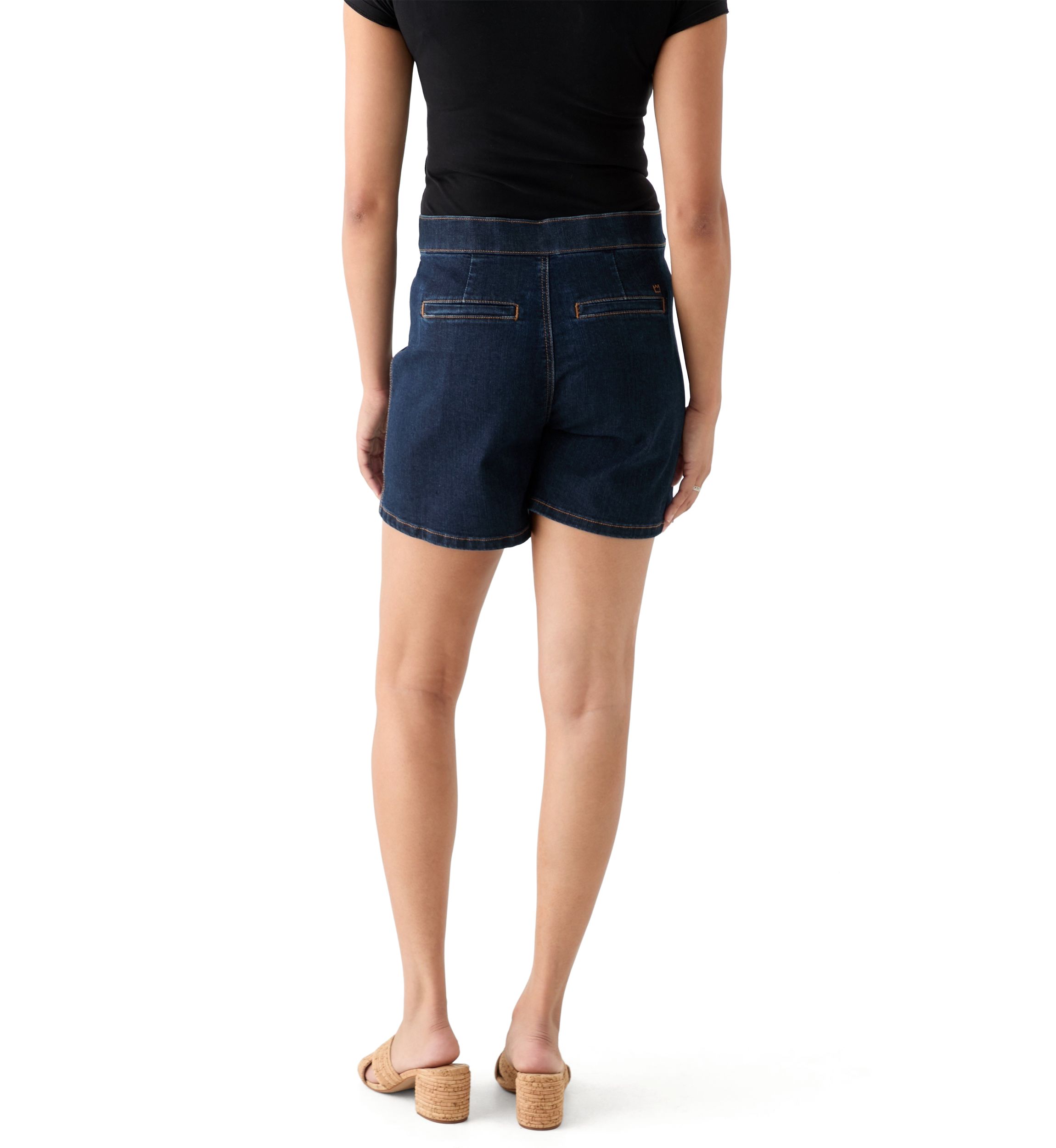 Womens Denim Napkin Skort