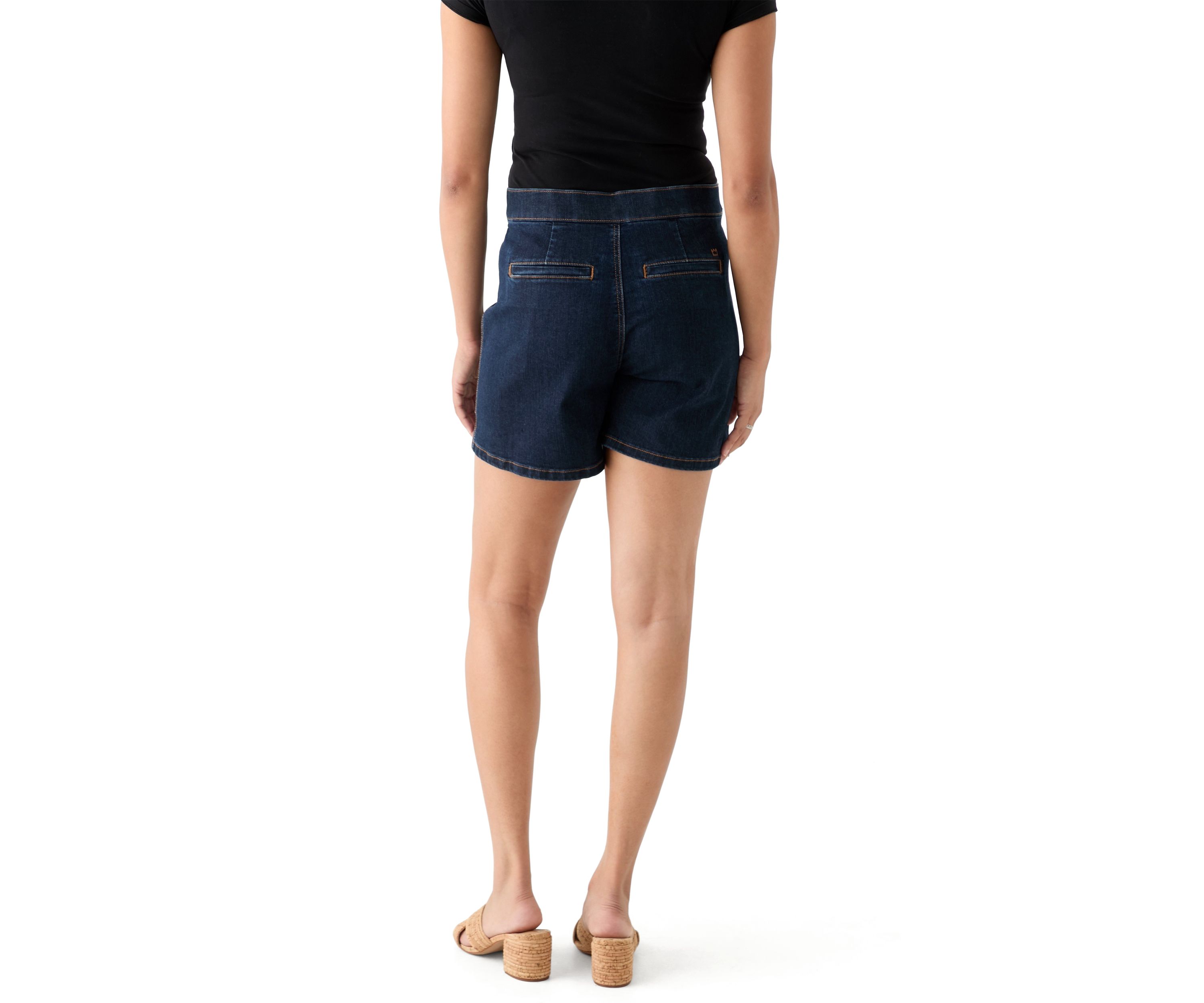 Womens Denim Napkin Skort