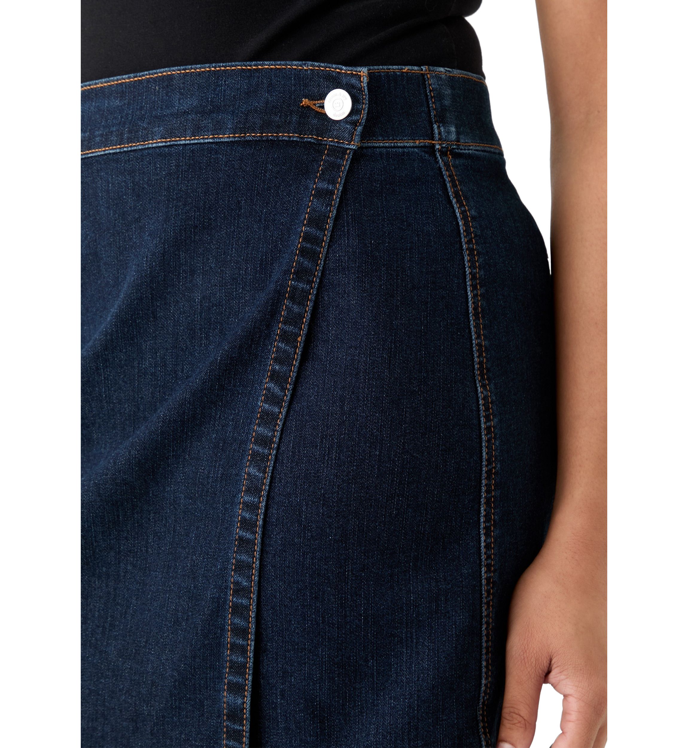 Womens Denim Napkin Skort