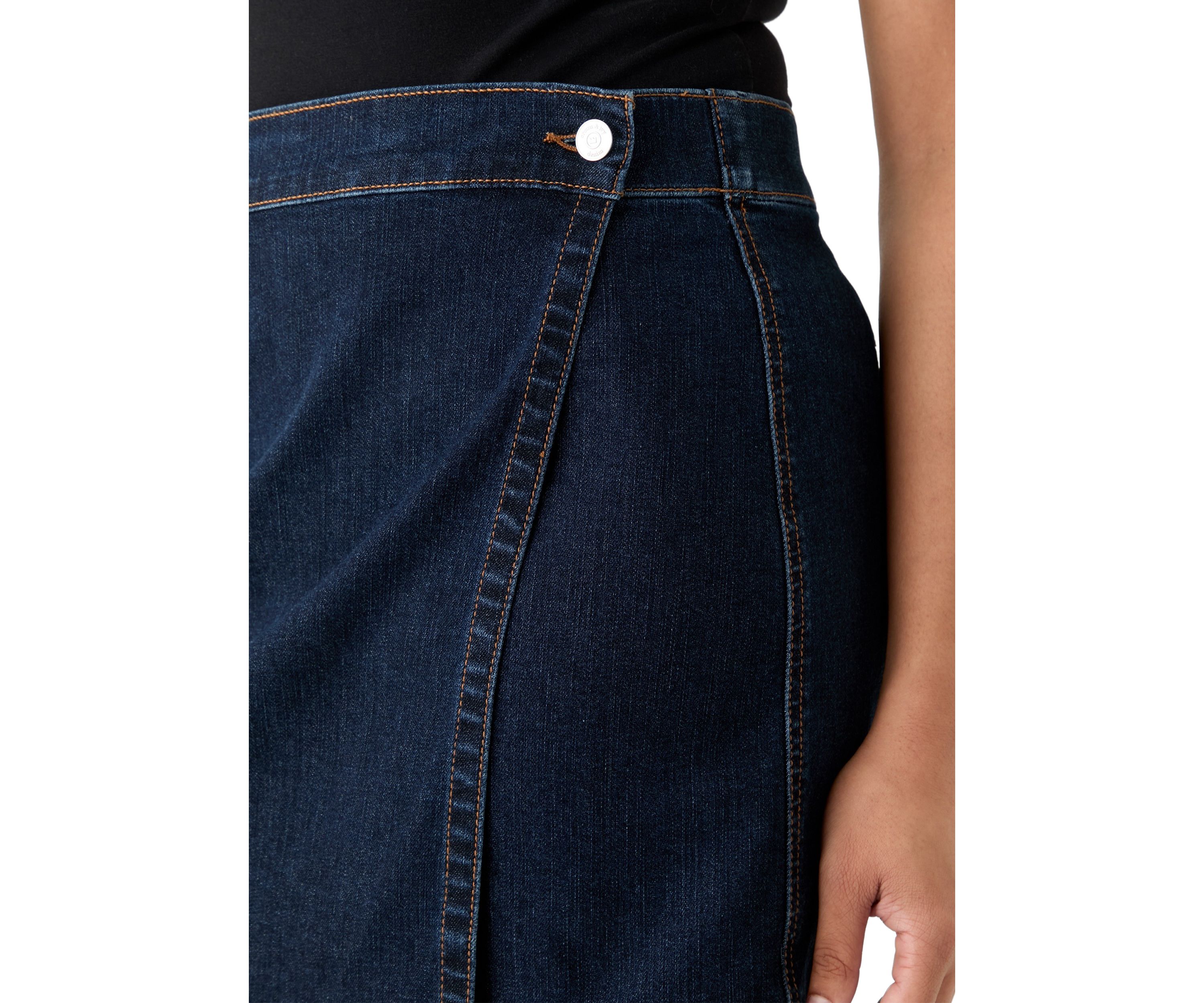 Womens Denim Napkin Skort
