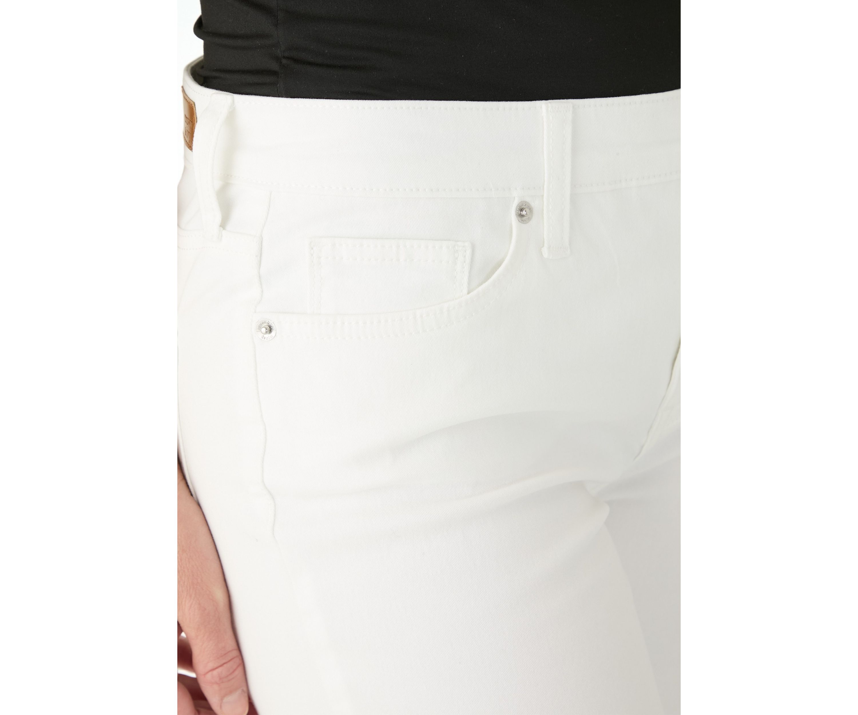 Womens Scallop Kick Flare Jeans