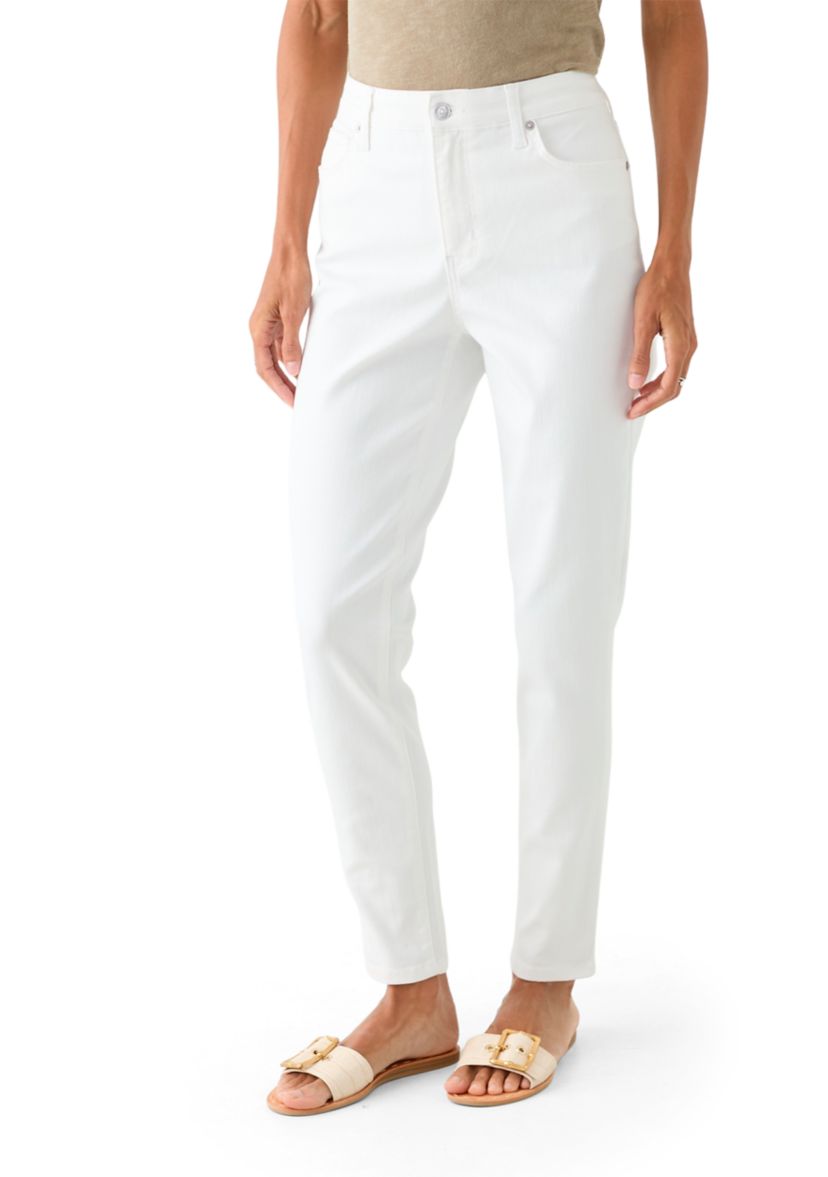 Womens High Rise Colored Skinny Jeans