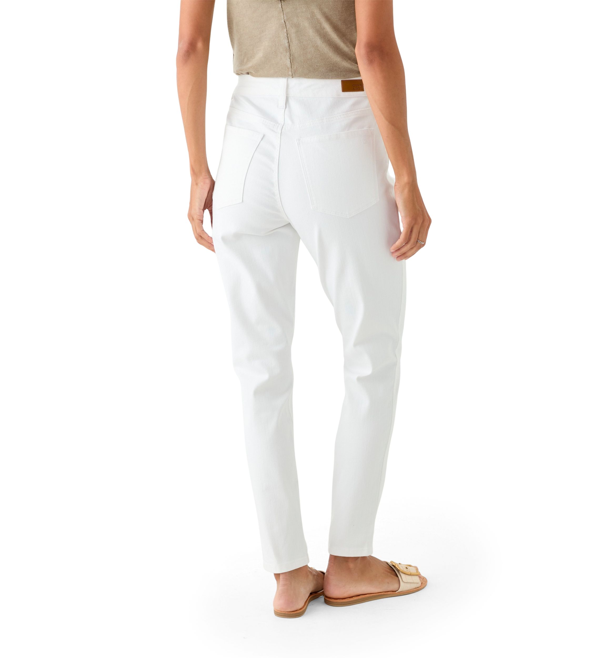 Womens High Rise Colored Skinny Jeans