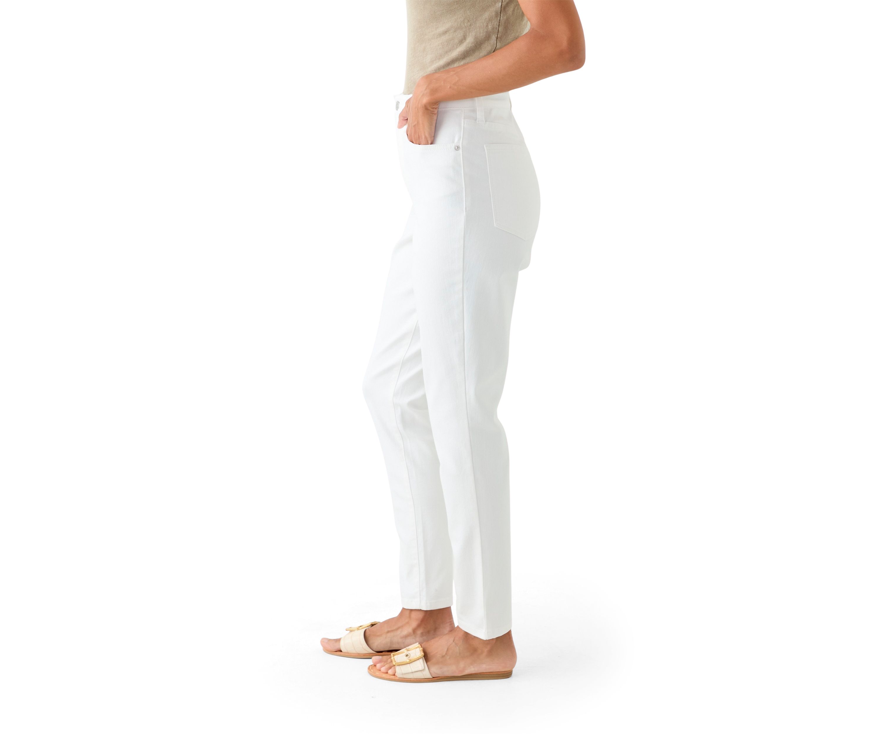 Womens High Rise Colored Skinny Jeans