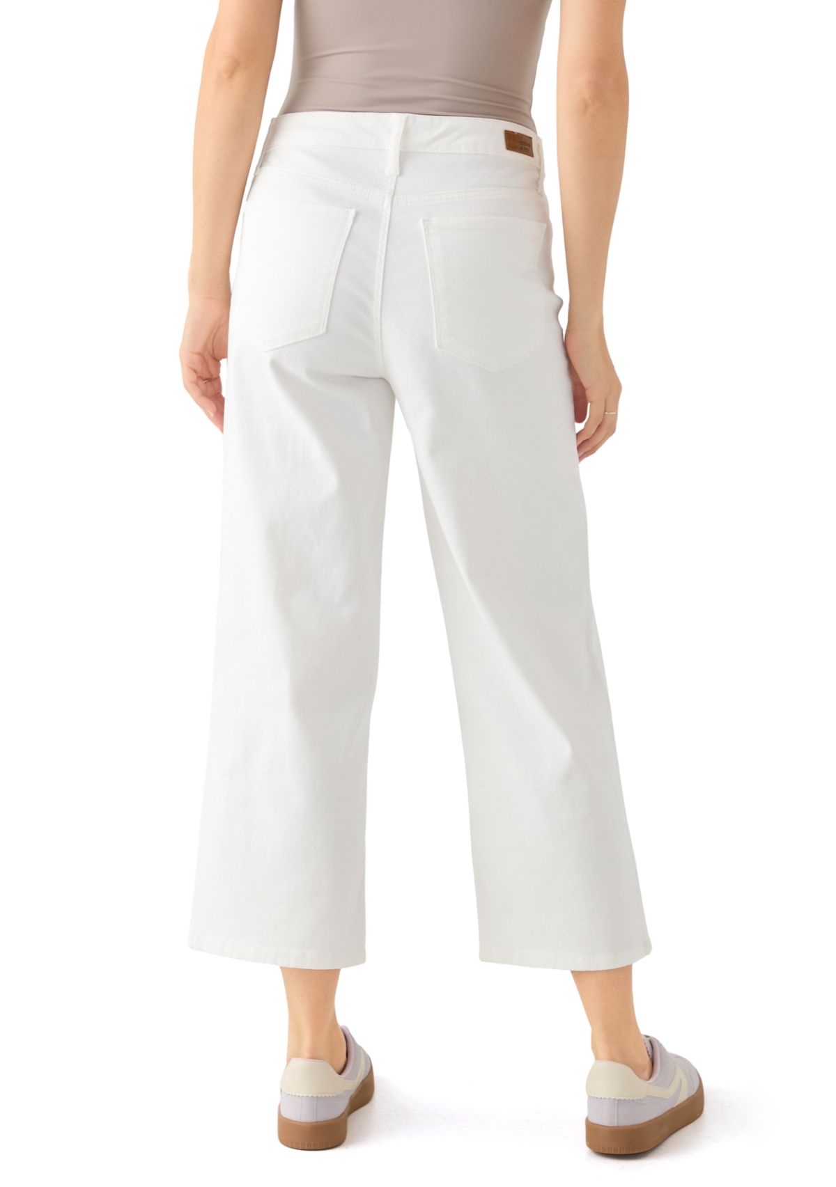 Womens High Rise Vintage Wide Leg Jeans