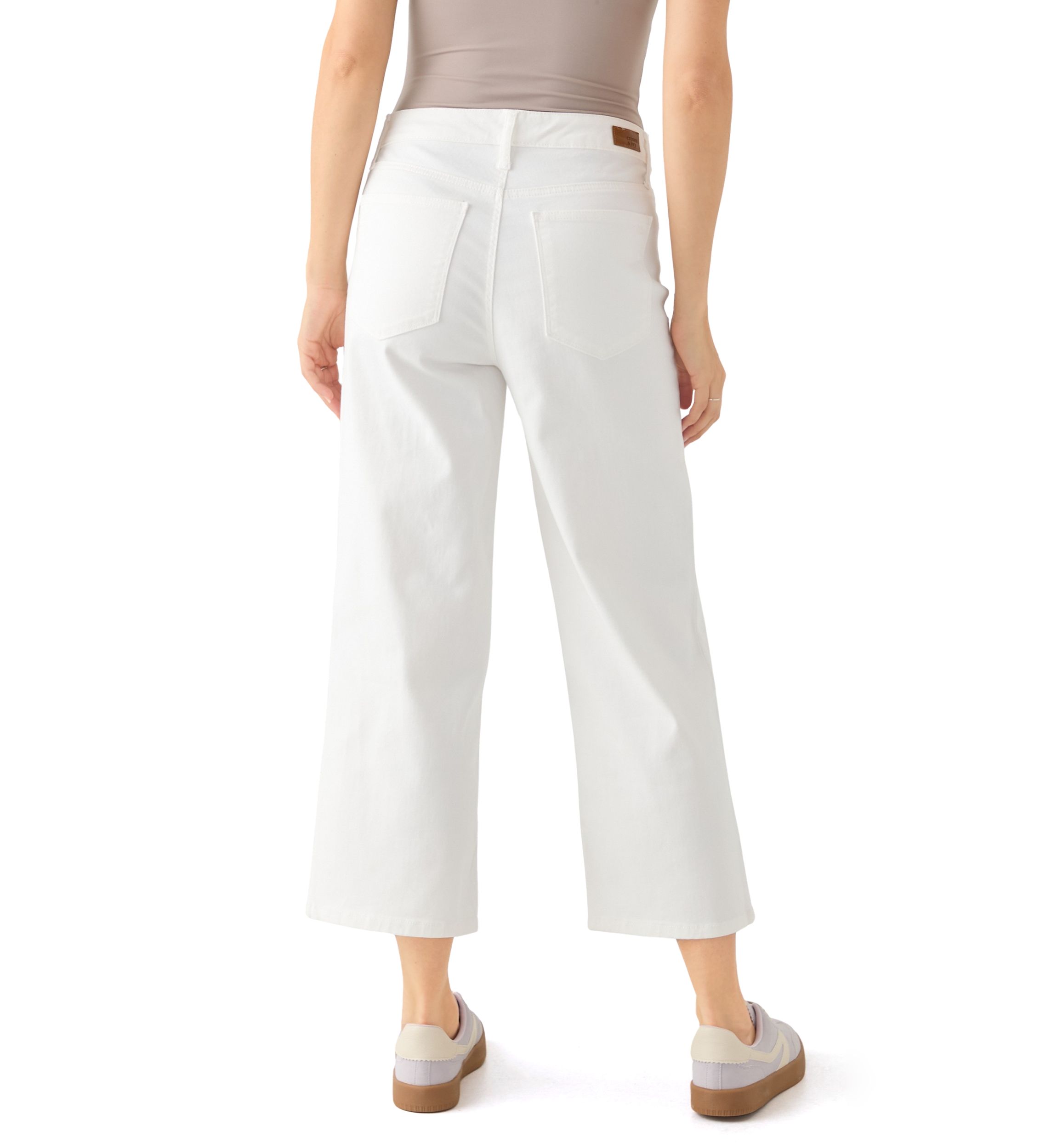 Womens High Rise Vintage Wide Leg Jeans