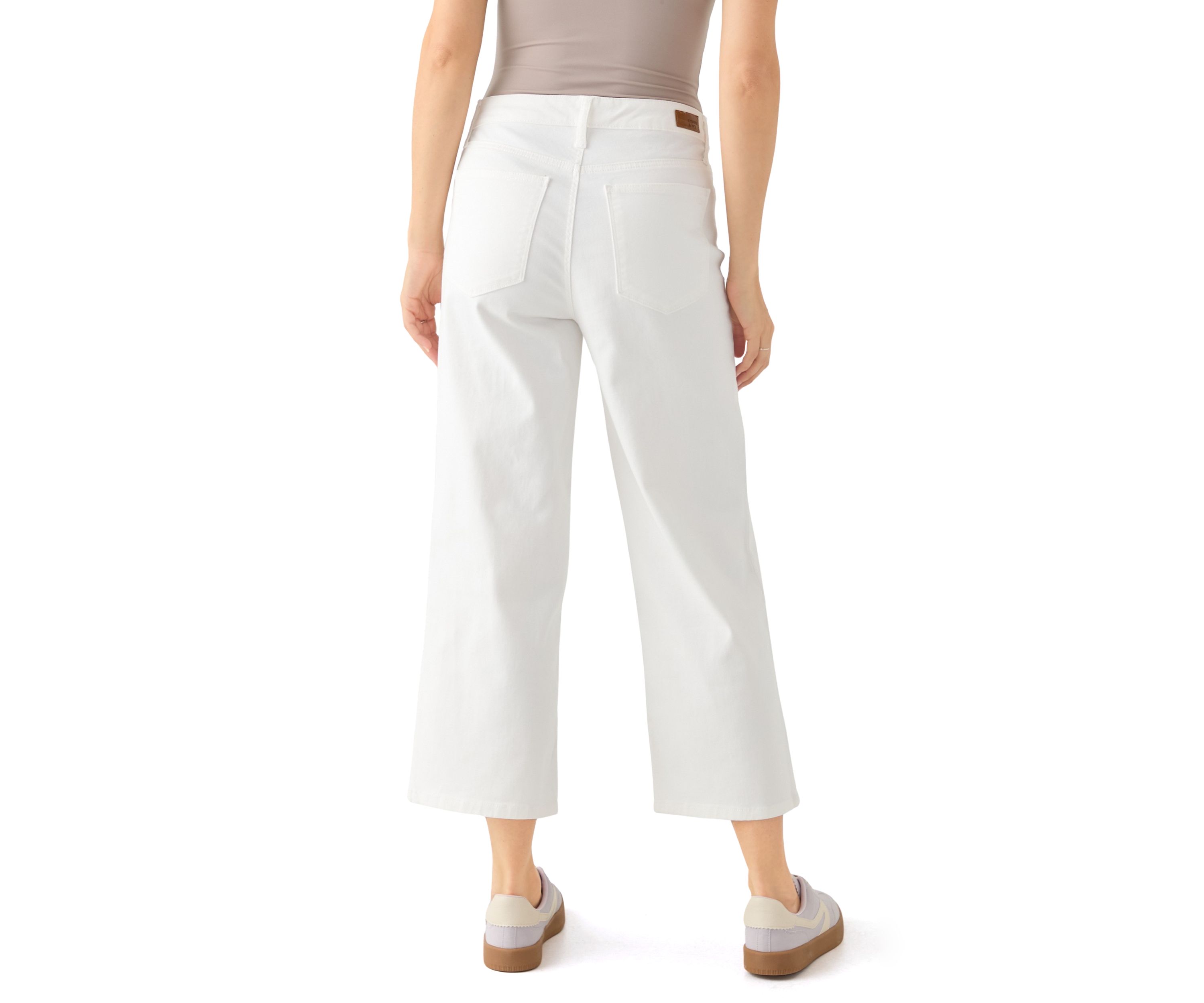 Womens High Rise Vintage Wide Leg Jeans
