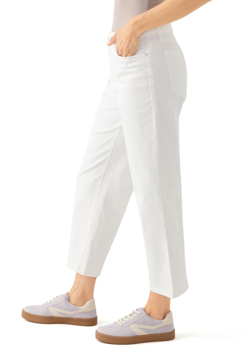 Womens High Rise Vintage Wide Leg Jeans