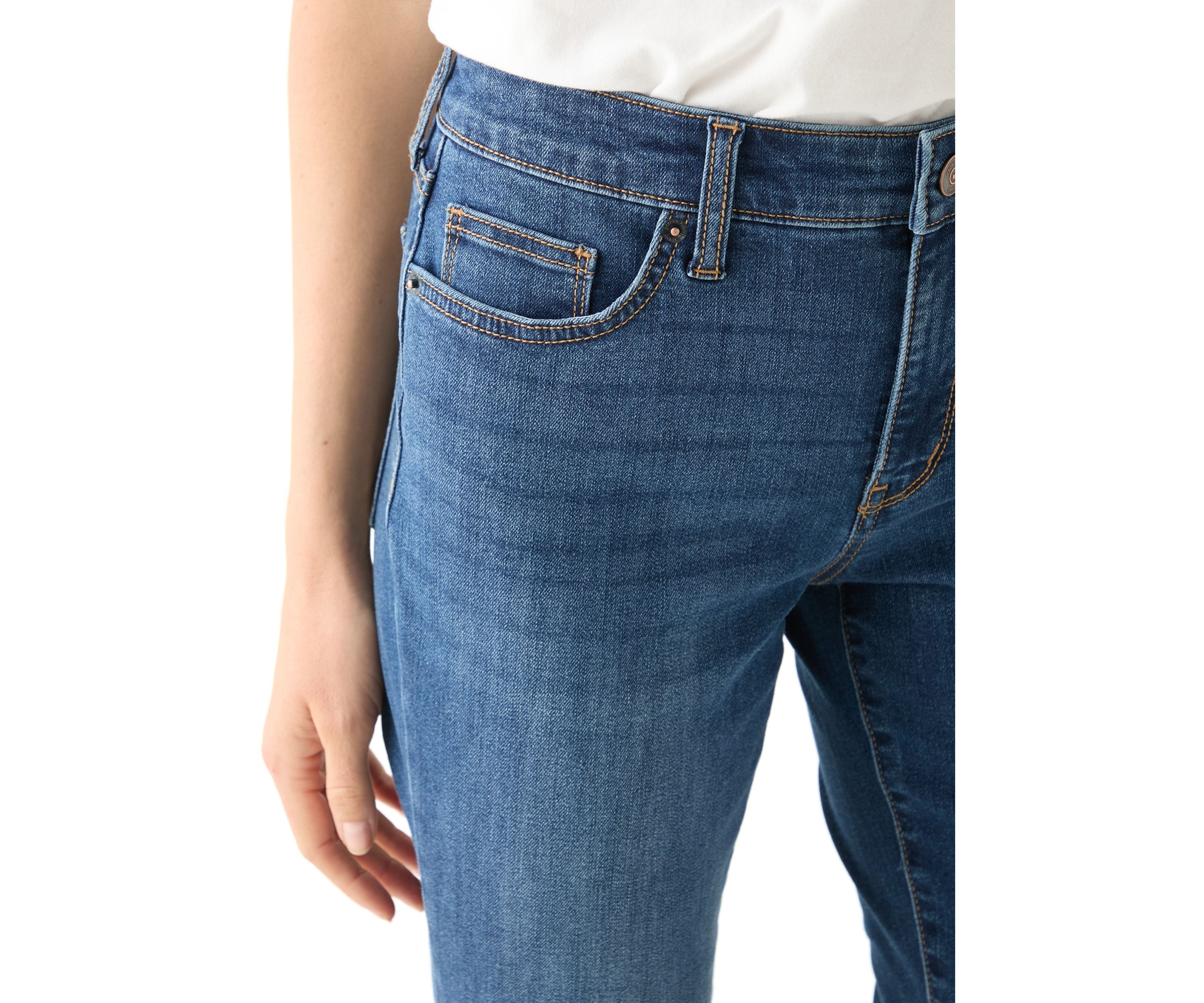 Petite Scallop Kick Flare Pants