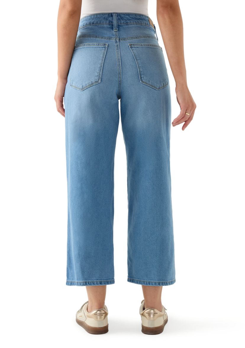 Petite High-Rise Wide-Leg Jeans