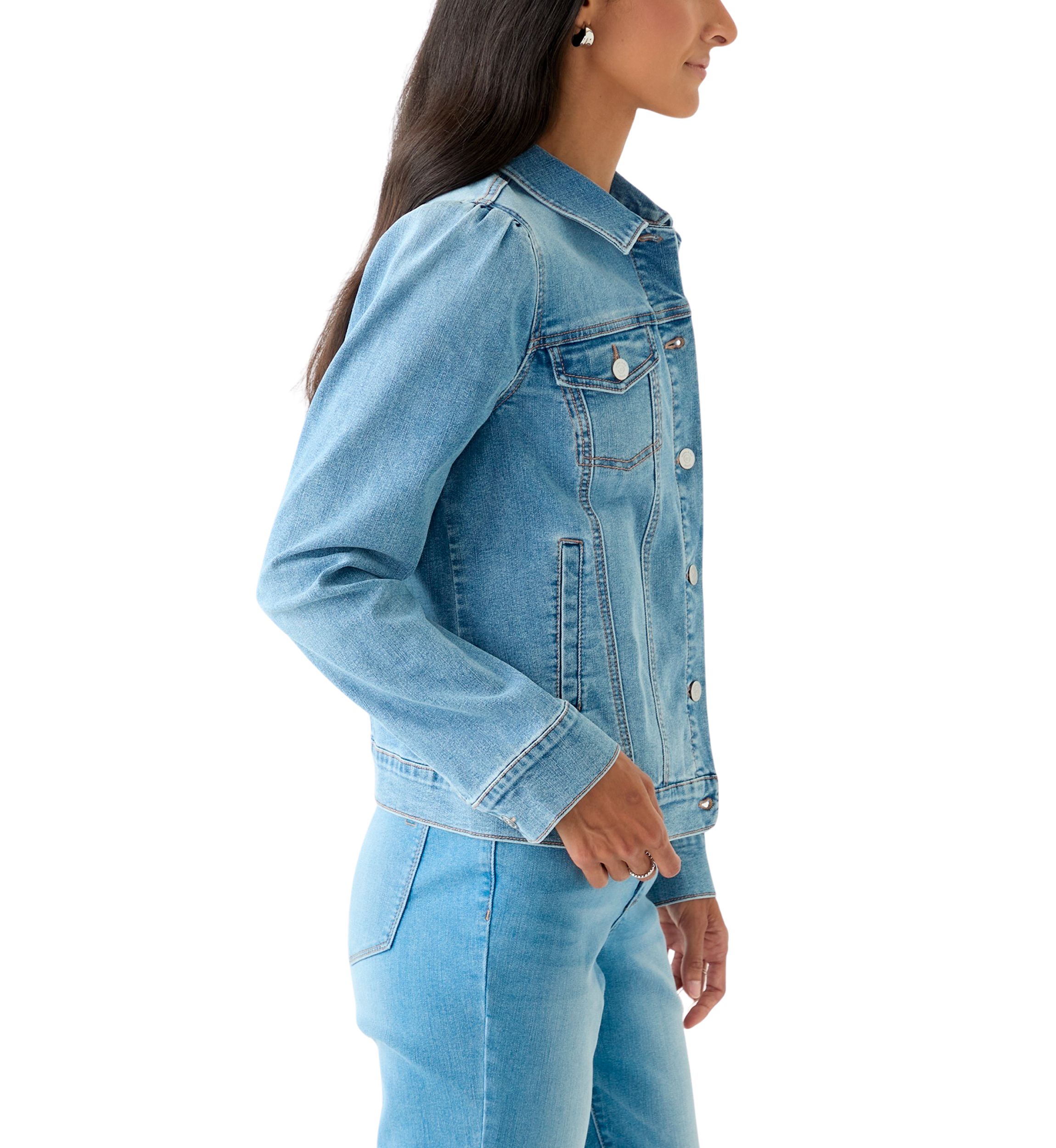 Womens Puff Sleeve Jacket