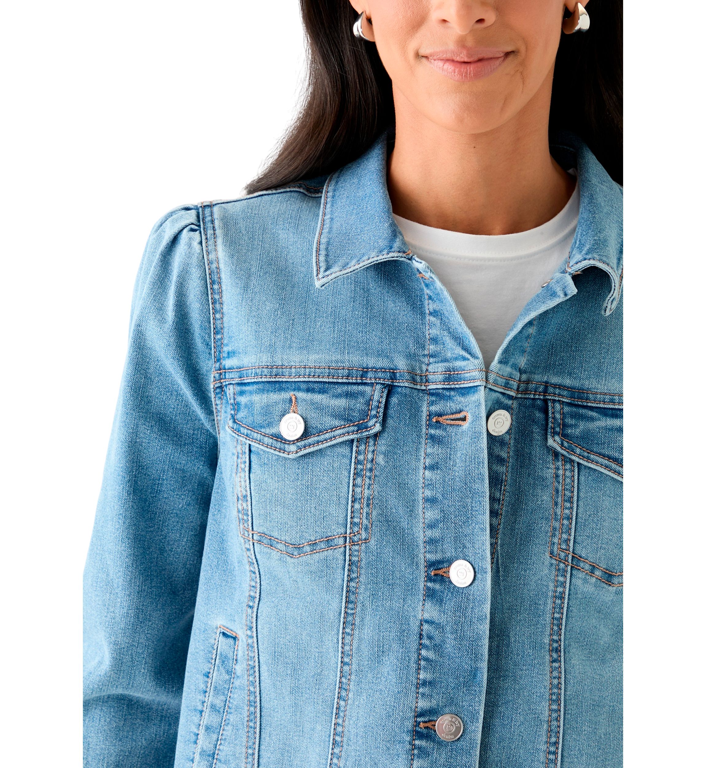 Womens Puff Sleeve Jacket