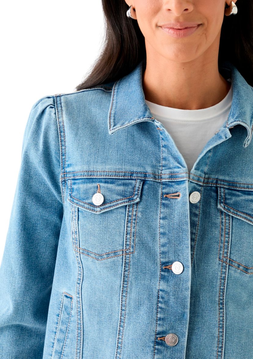 Womens Puff Sleeve Jacket