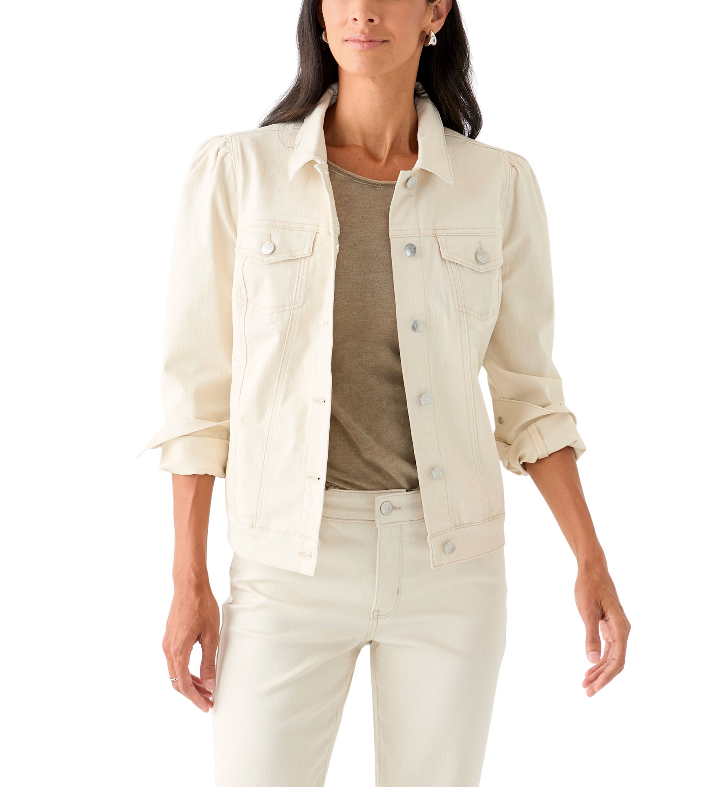 Womens Puff Sleeve Jacket
