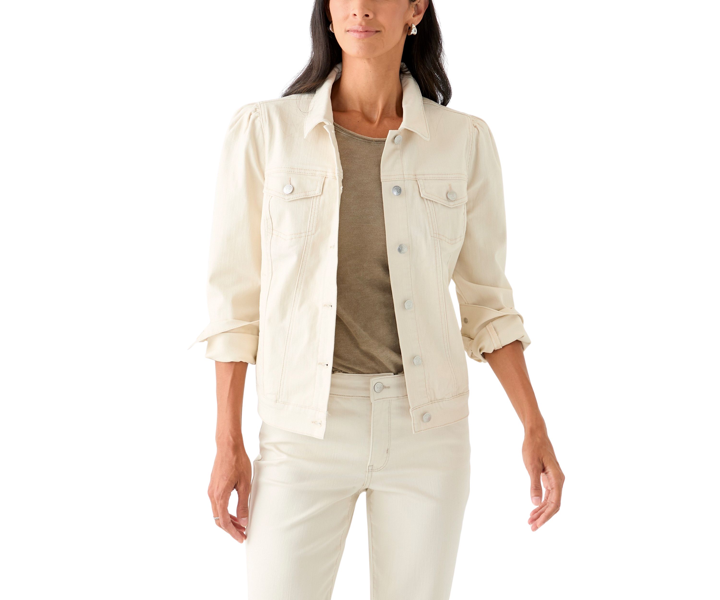 Womens Puff Sleeve Jacket