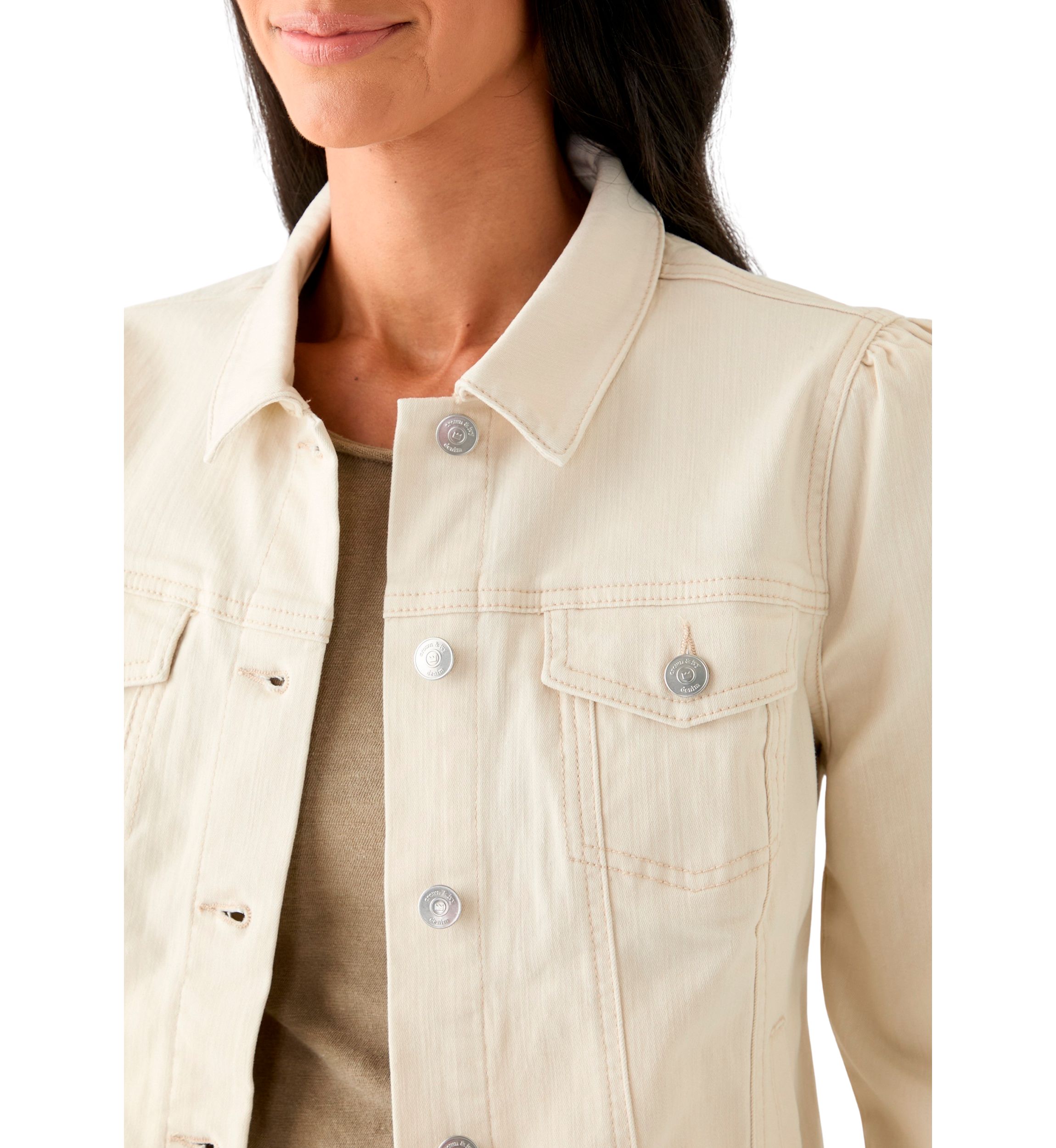 Womens Puff Sleeve Jacket