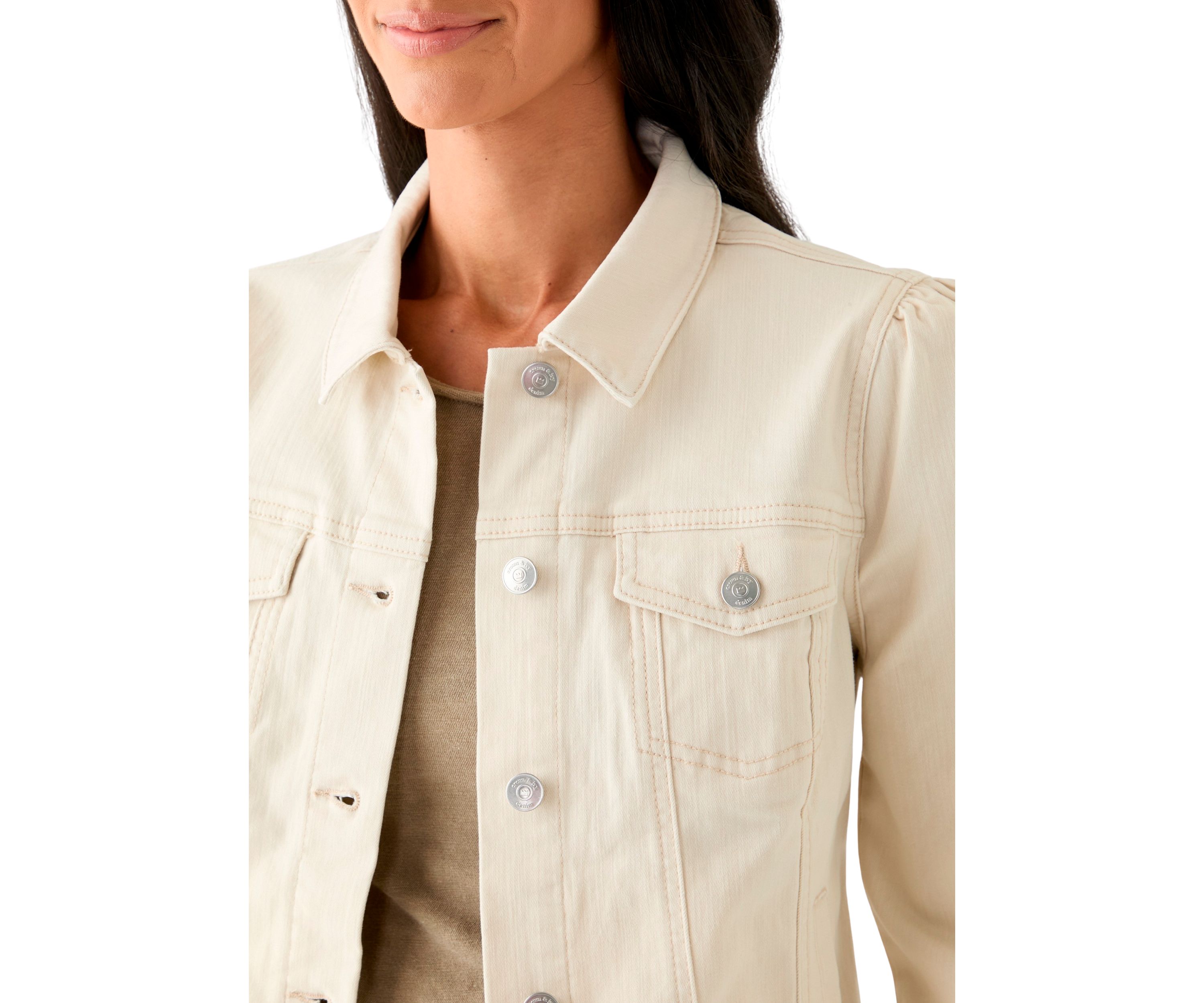 Womens Puff Sleeve Jacket