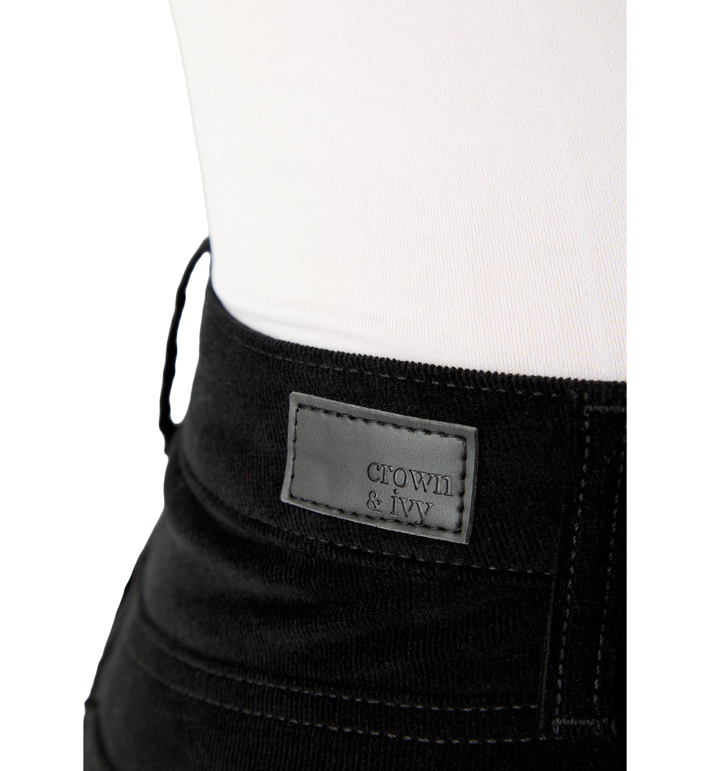 Womens Flare Leg Corduroy Pants