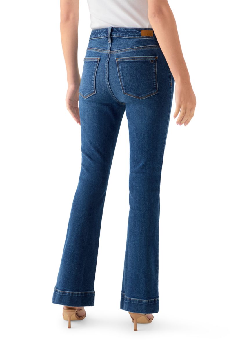 Womens High Rise Flare Jeans