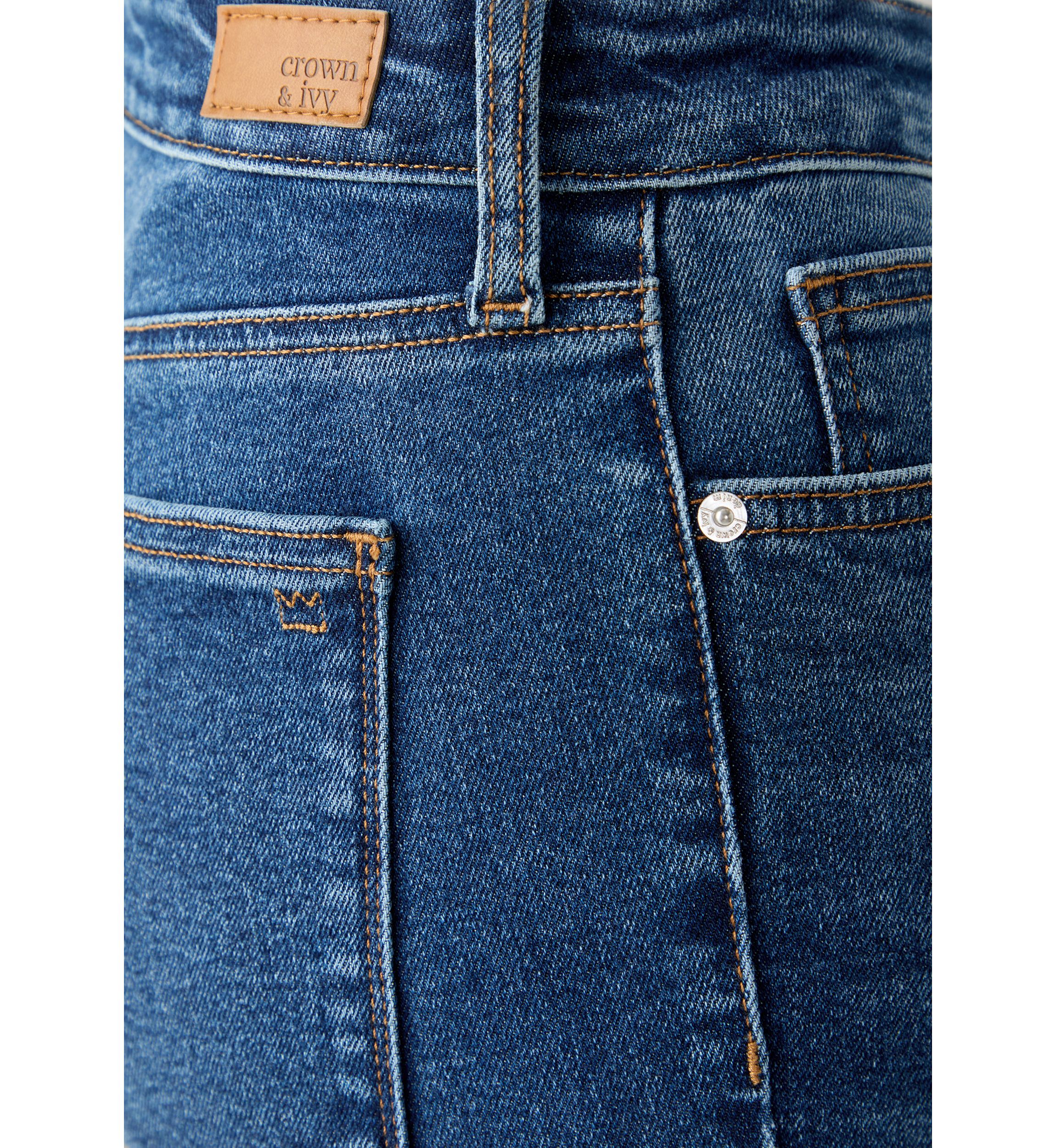 Womens High Rise Flare Jeans