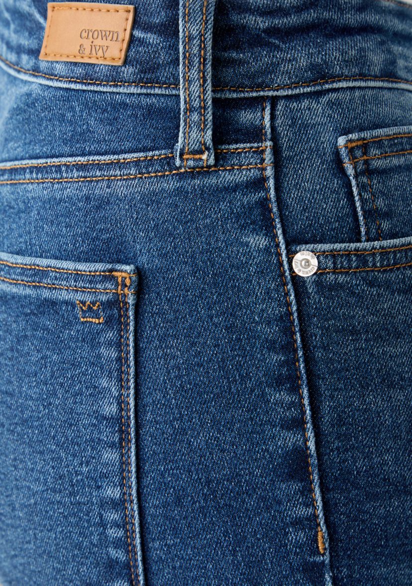 Womens High Rise Flare Jeans