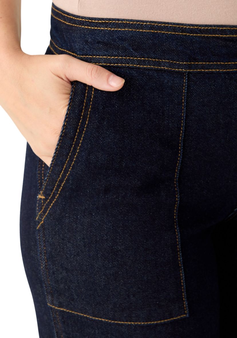Womens High Rise Wide Leg Pants
