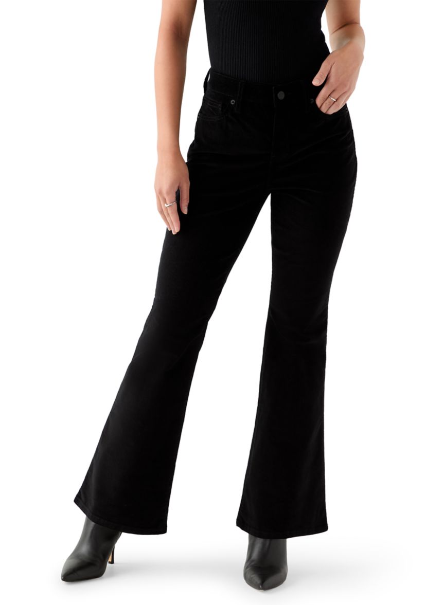 Petite Corded Flare Pants 