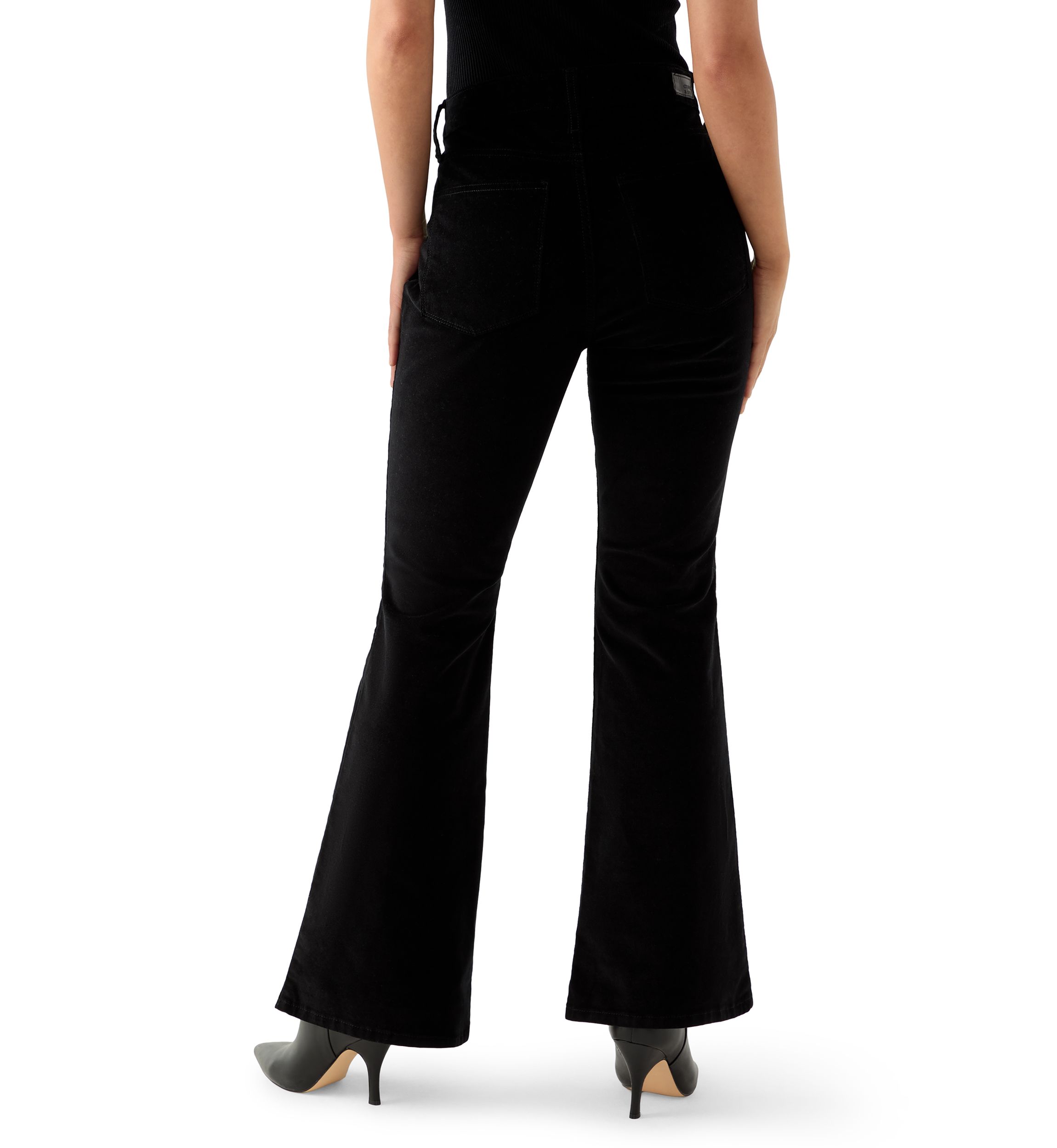Petite Corded Flare Pants 