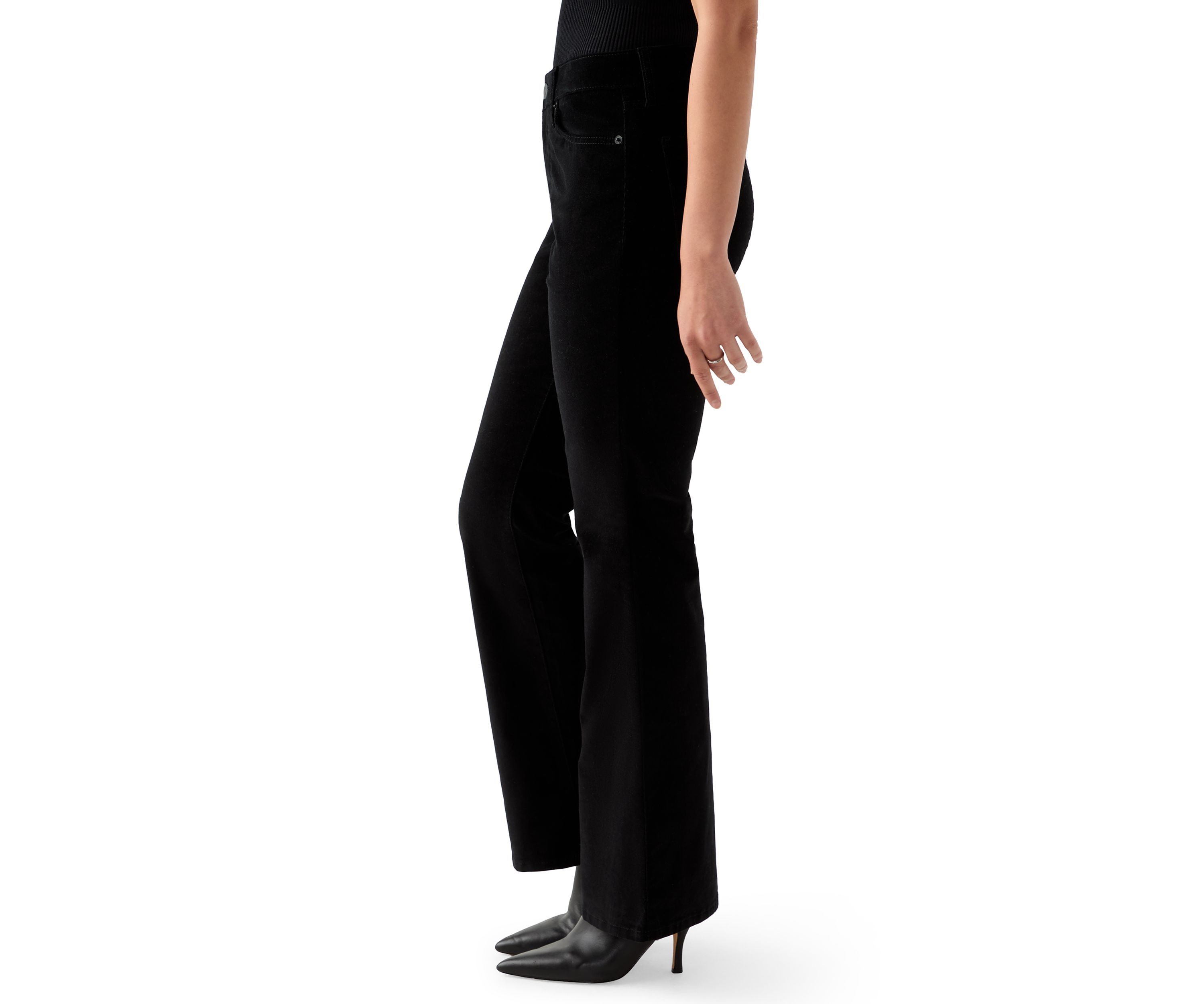 Petite Corded Flare Pants 