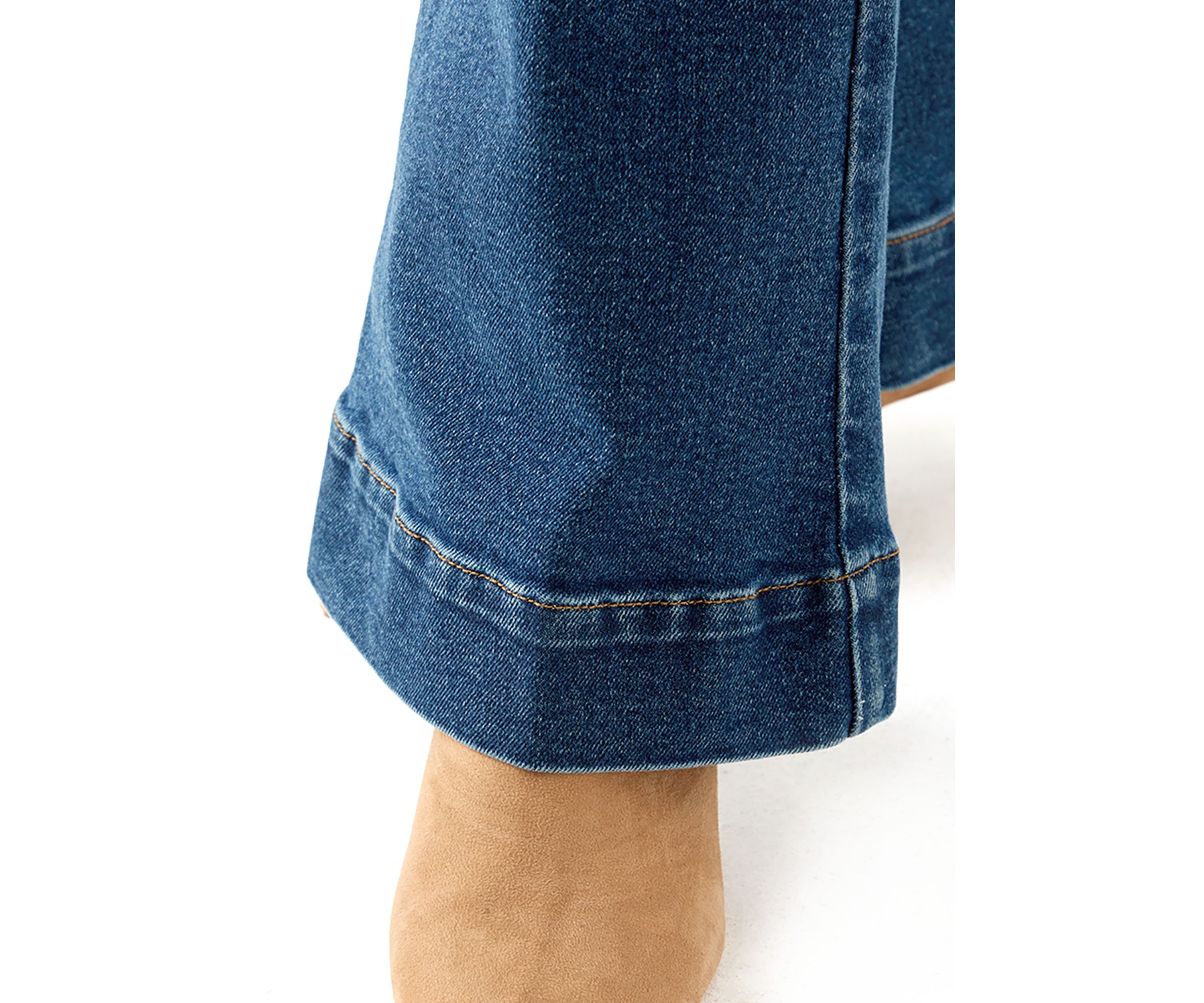 Petite High Rise Flare Jeans
