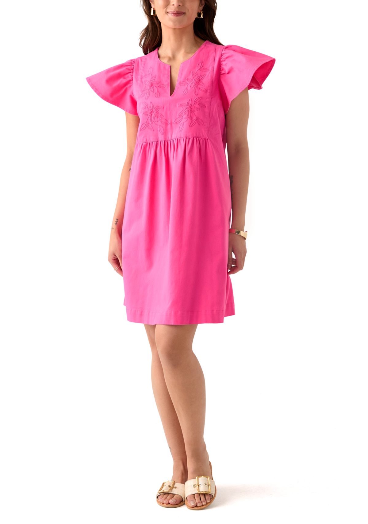Petite Pink Spice Mini Dress