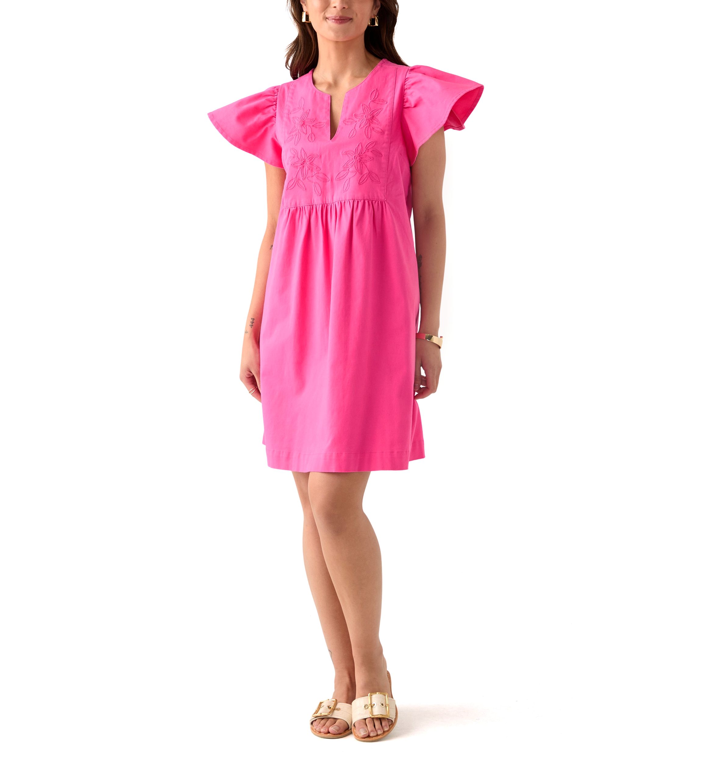 Petite Pink Spice Mini Dress