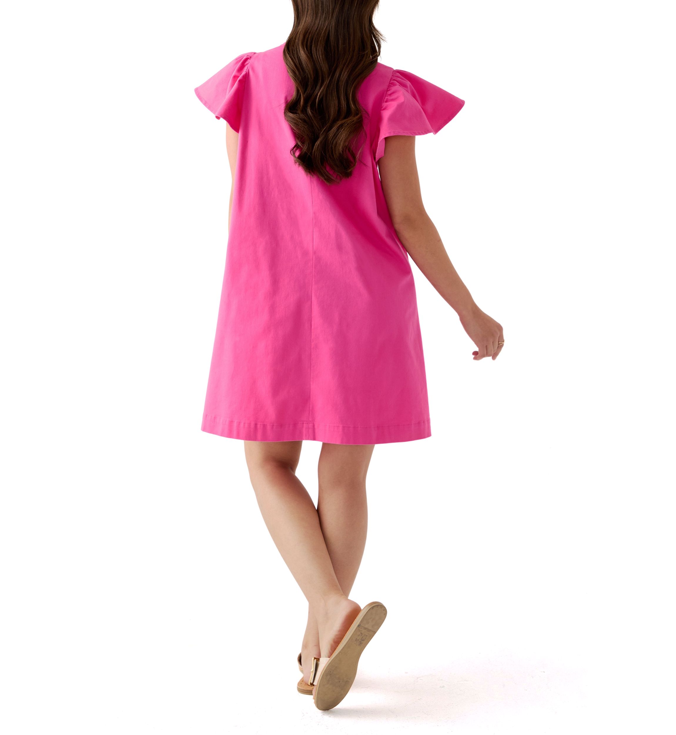 Petite Pink Spice Mini Dress