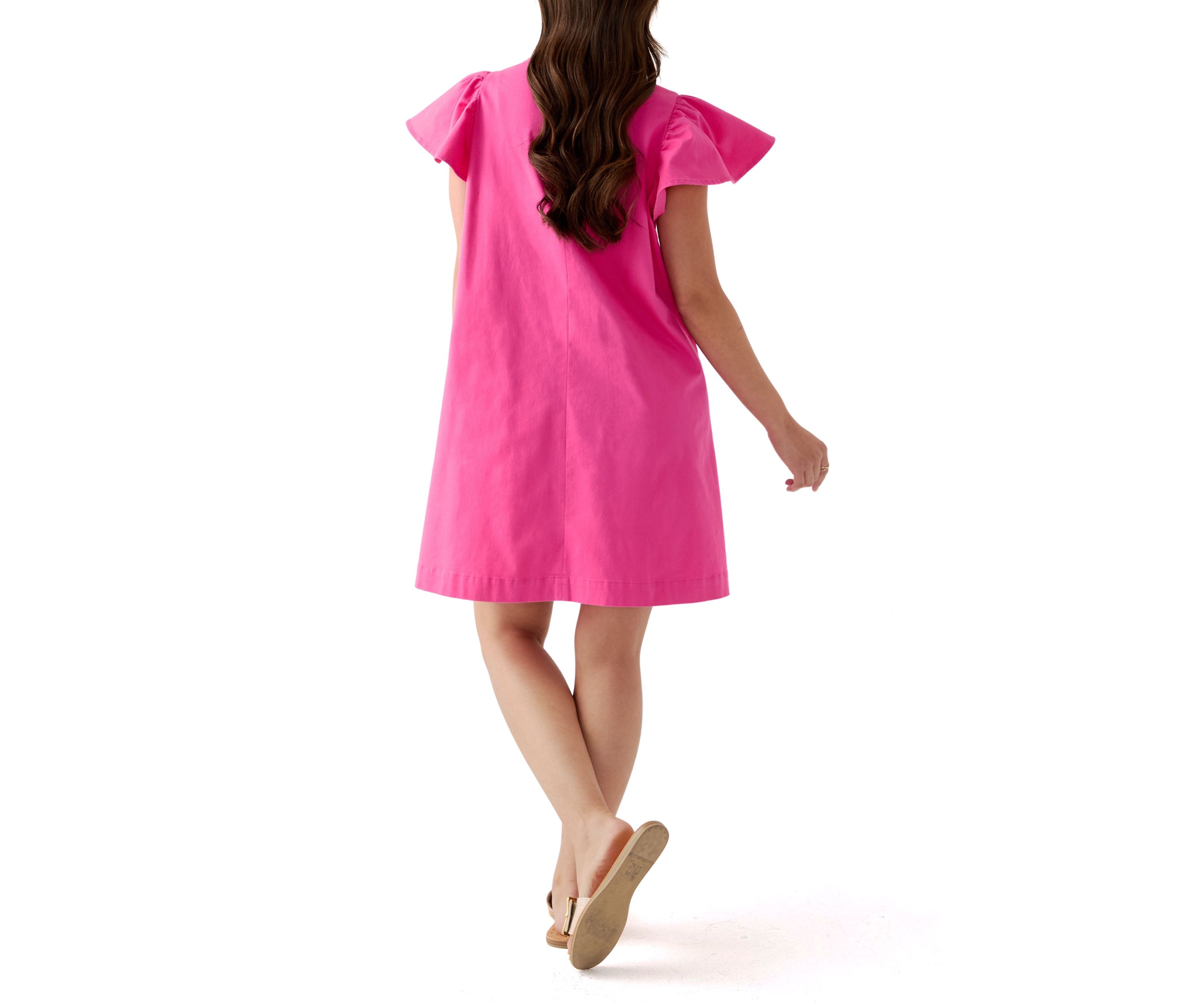 Petite Pink Spice Mini Dress