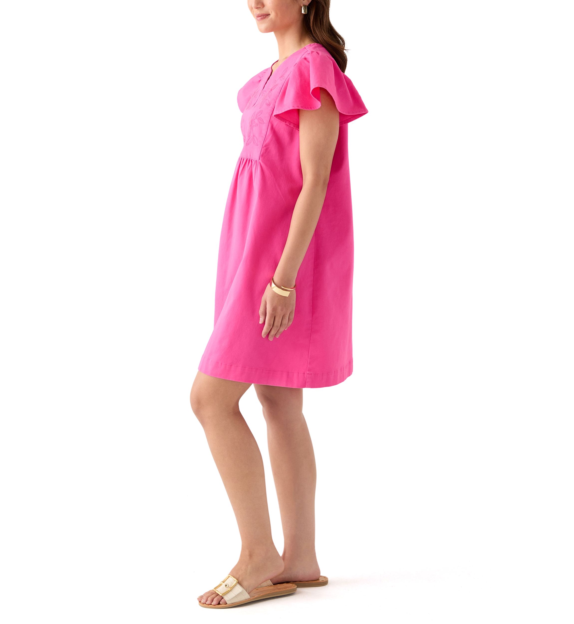 Petite Pink Spice Mini Dress