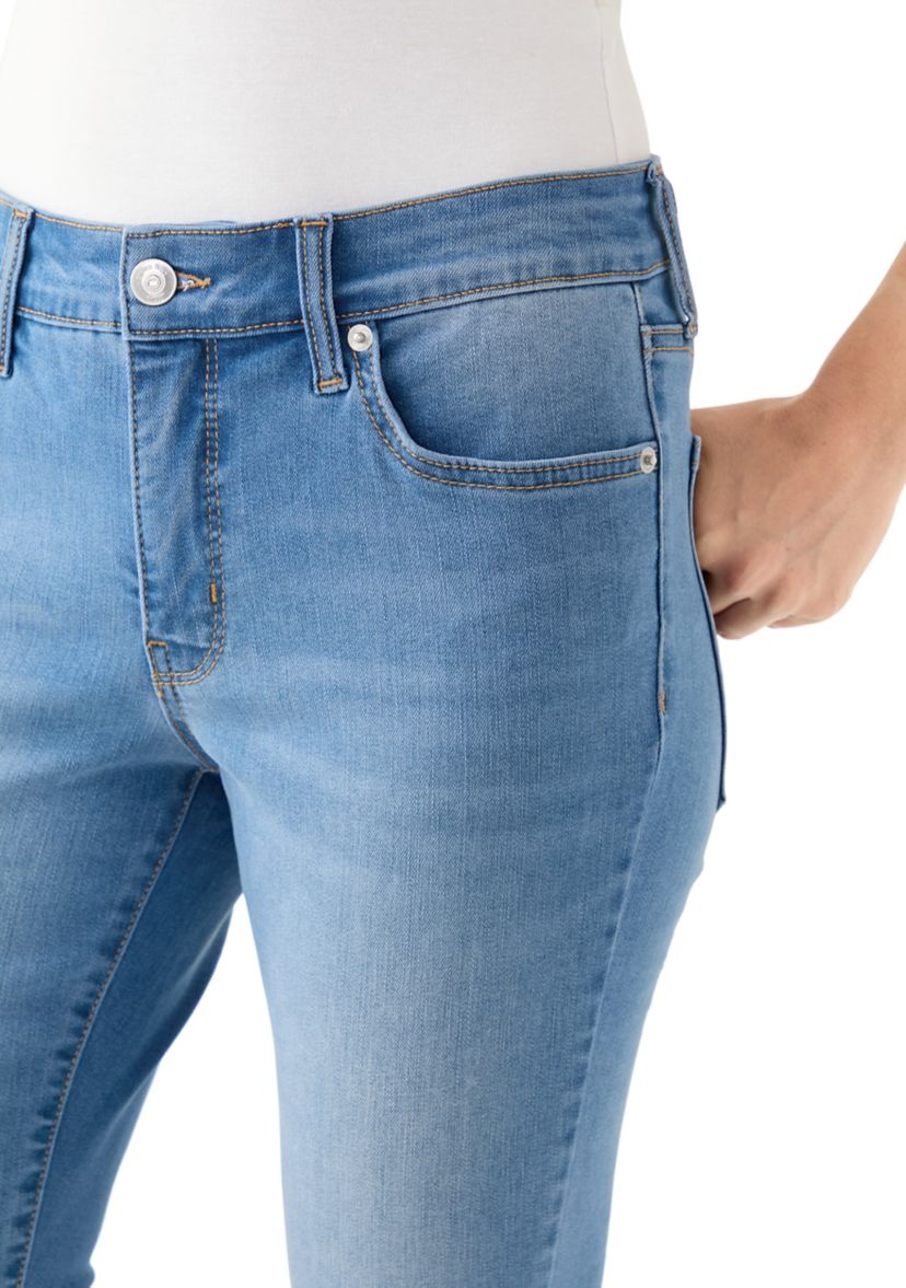 Petite Mid Rise Skinny Jeans 