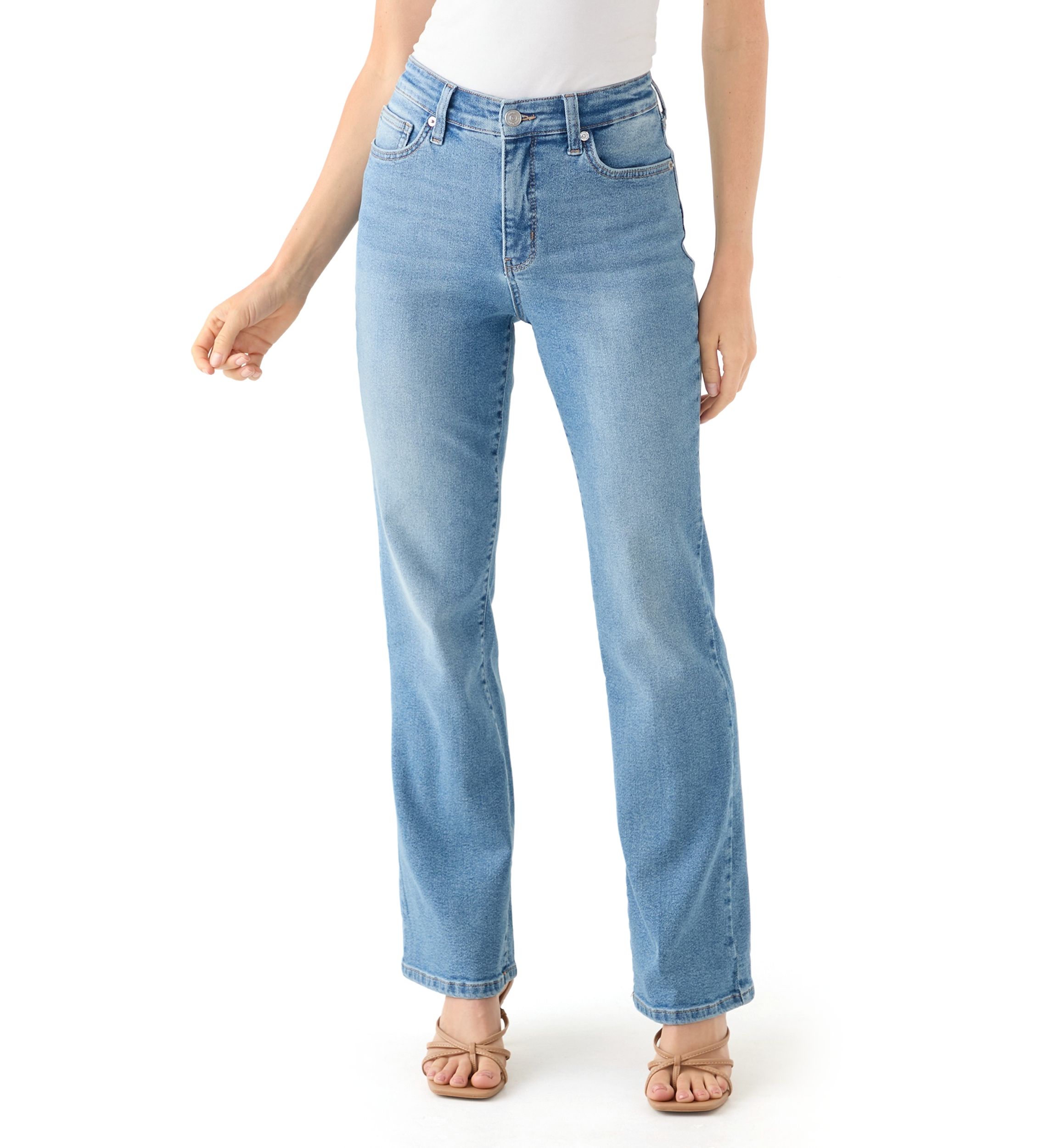 Petite High Rise Bootcut Jeans 
