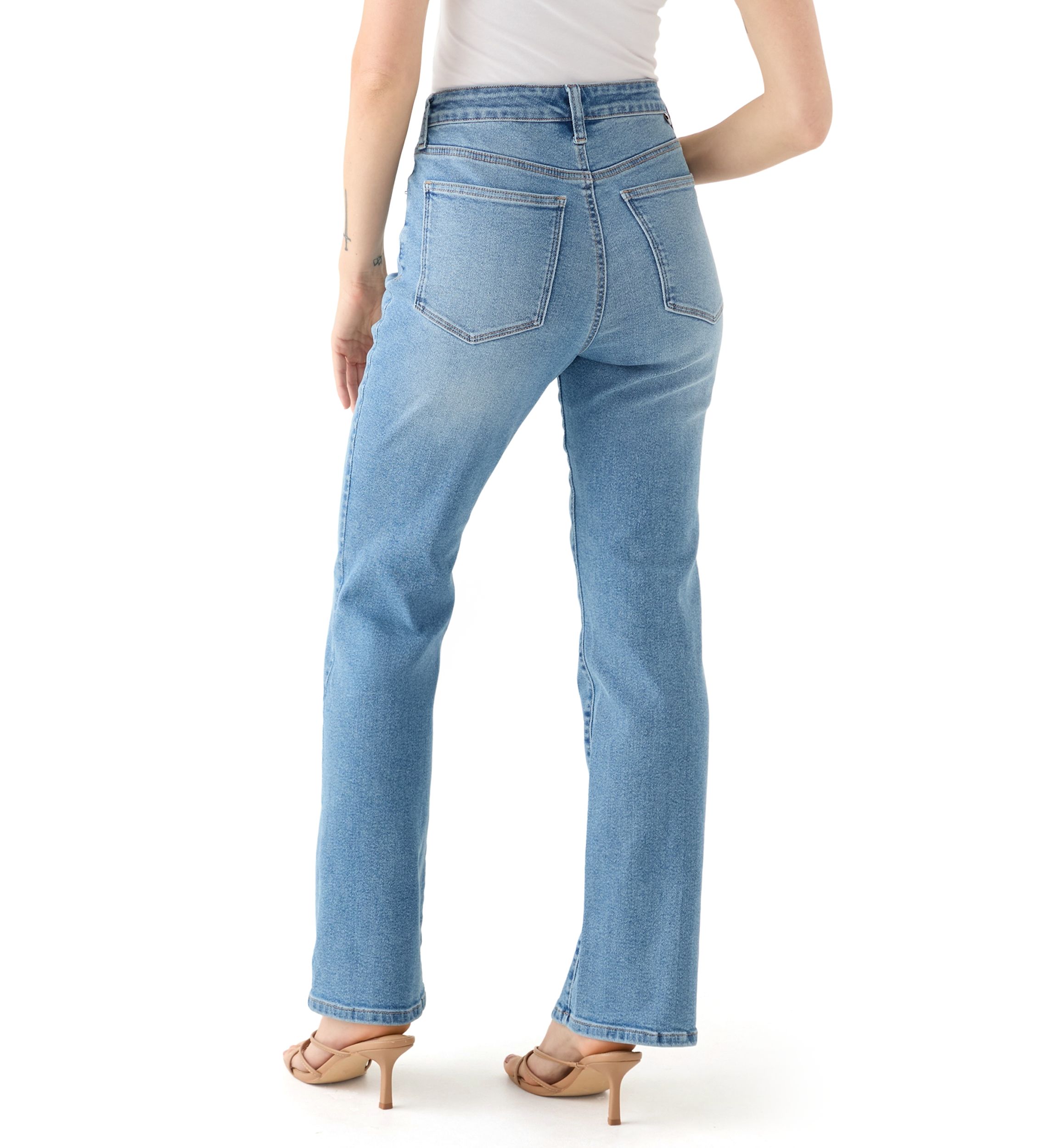 Petite High Rise Bootcut Jeans 