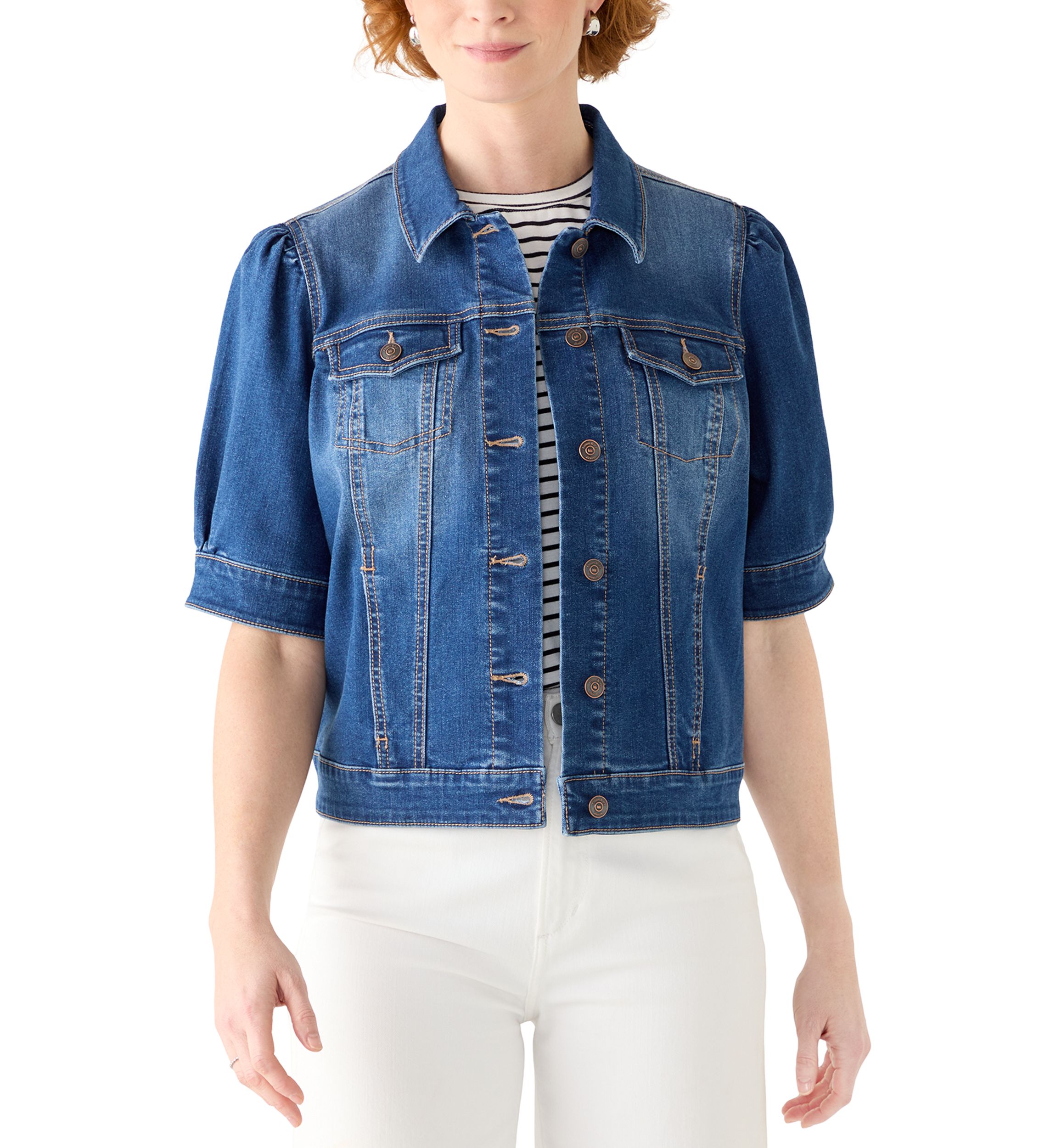 BLAEXIT short length denim jacket y2k Petite Cropped Denim Jacket 
