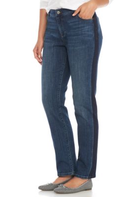 red tuxedo stripe jeans