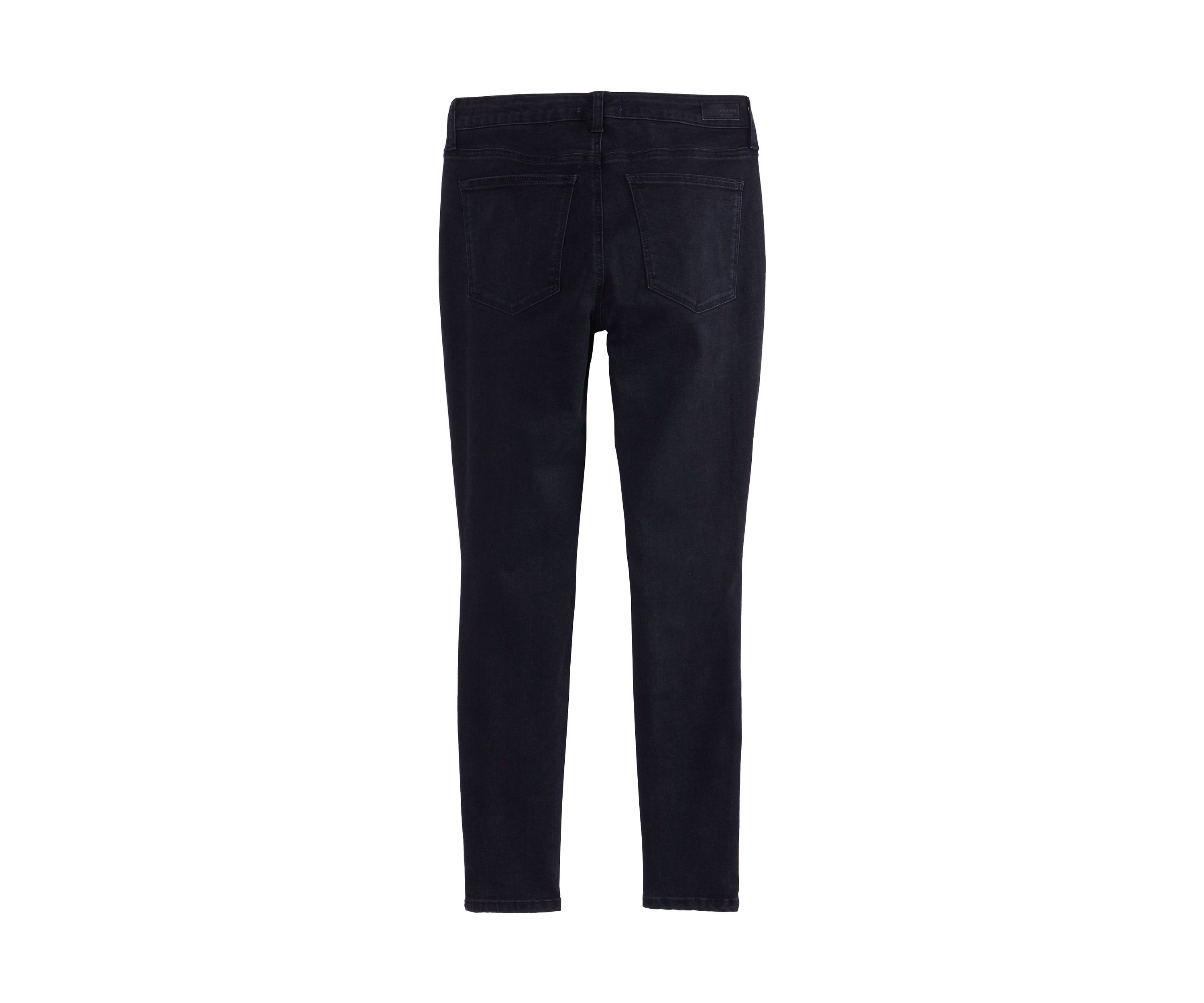 Womens Mid Rise Skinny Jeans