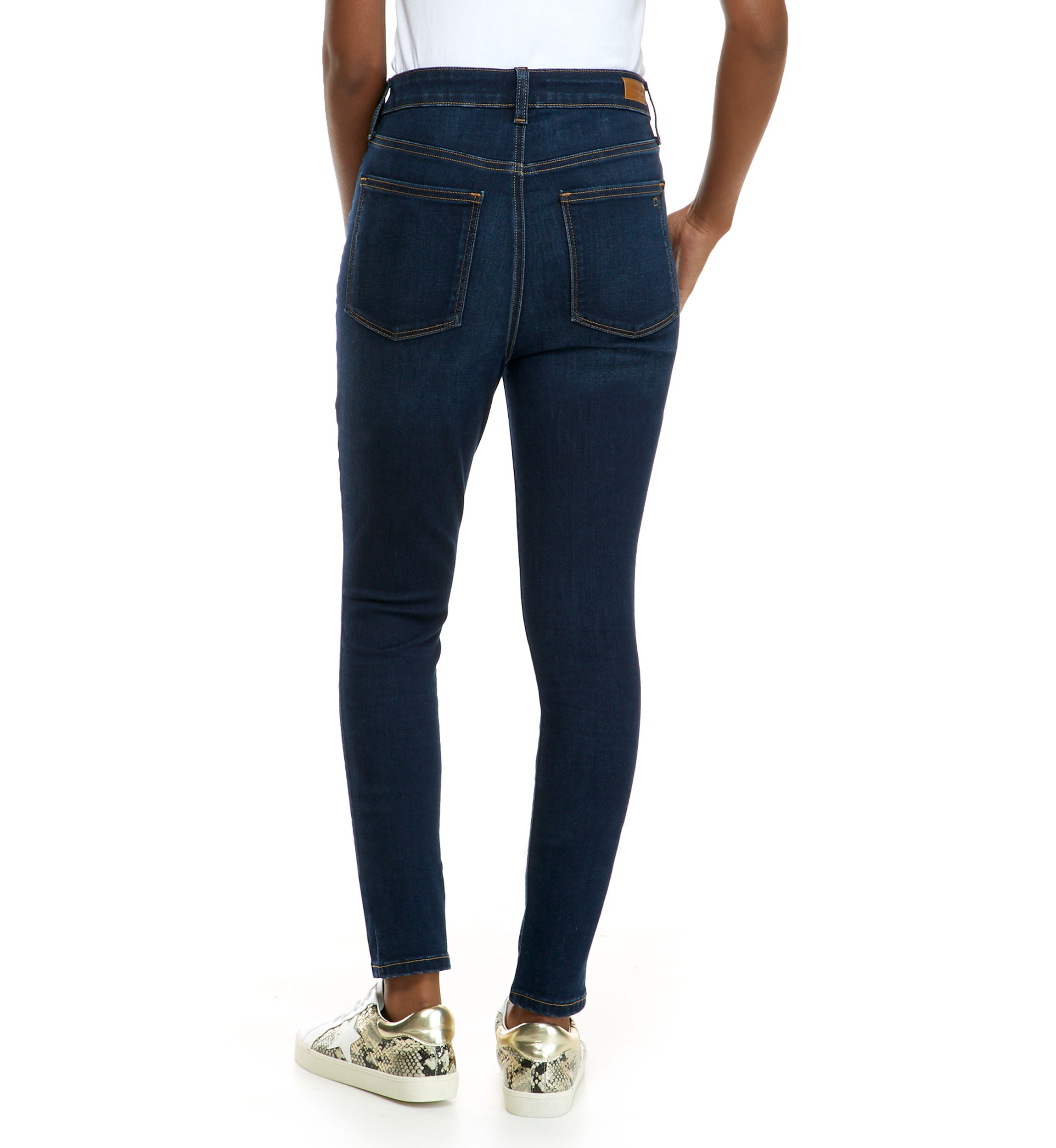 Womens High Rise Skinny Jeans